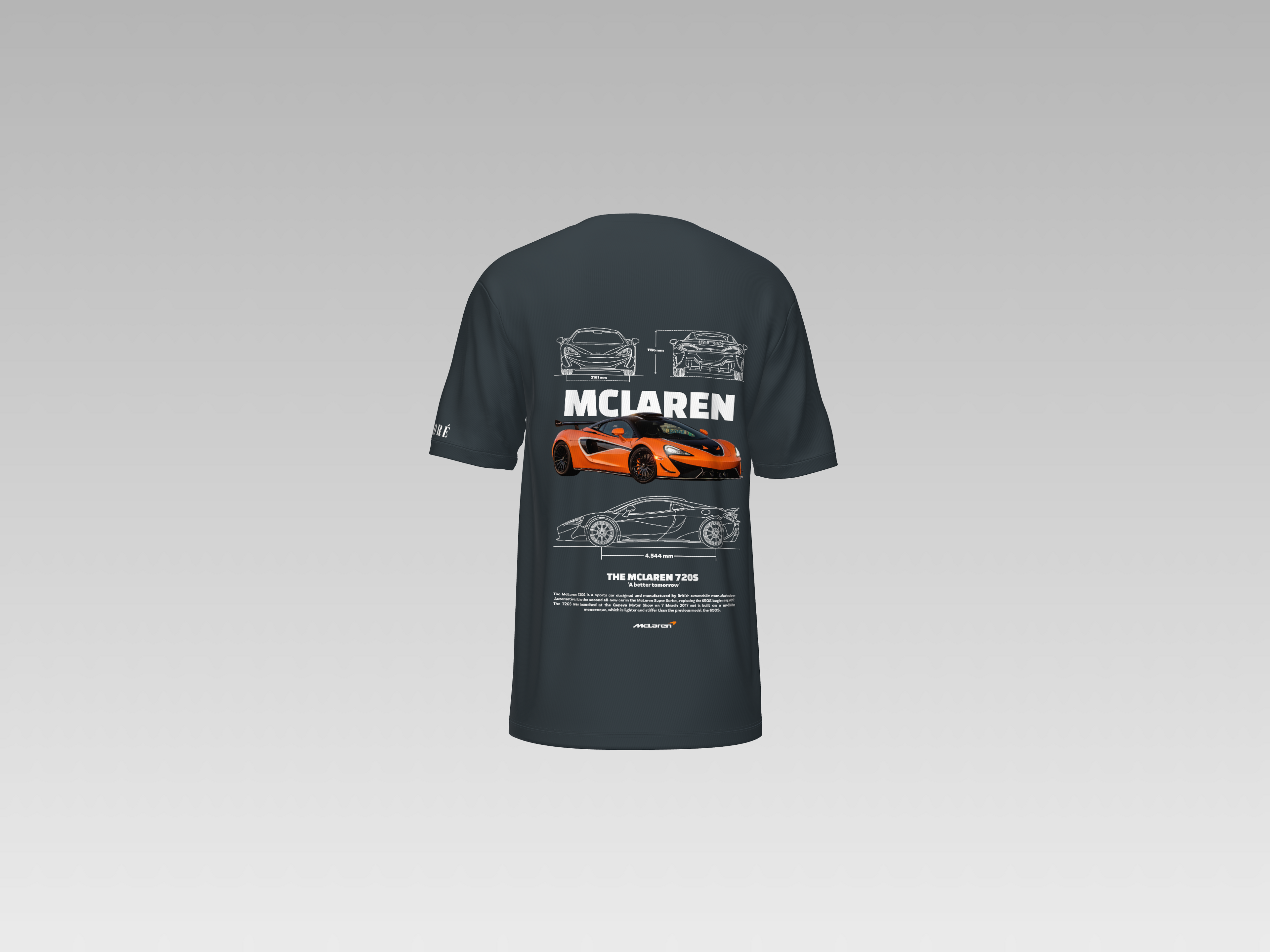 MCLAREN 720S PRINTED T-SHIRT