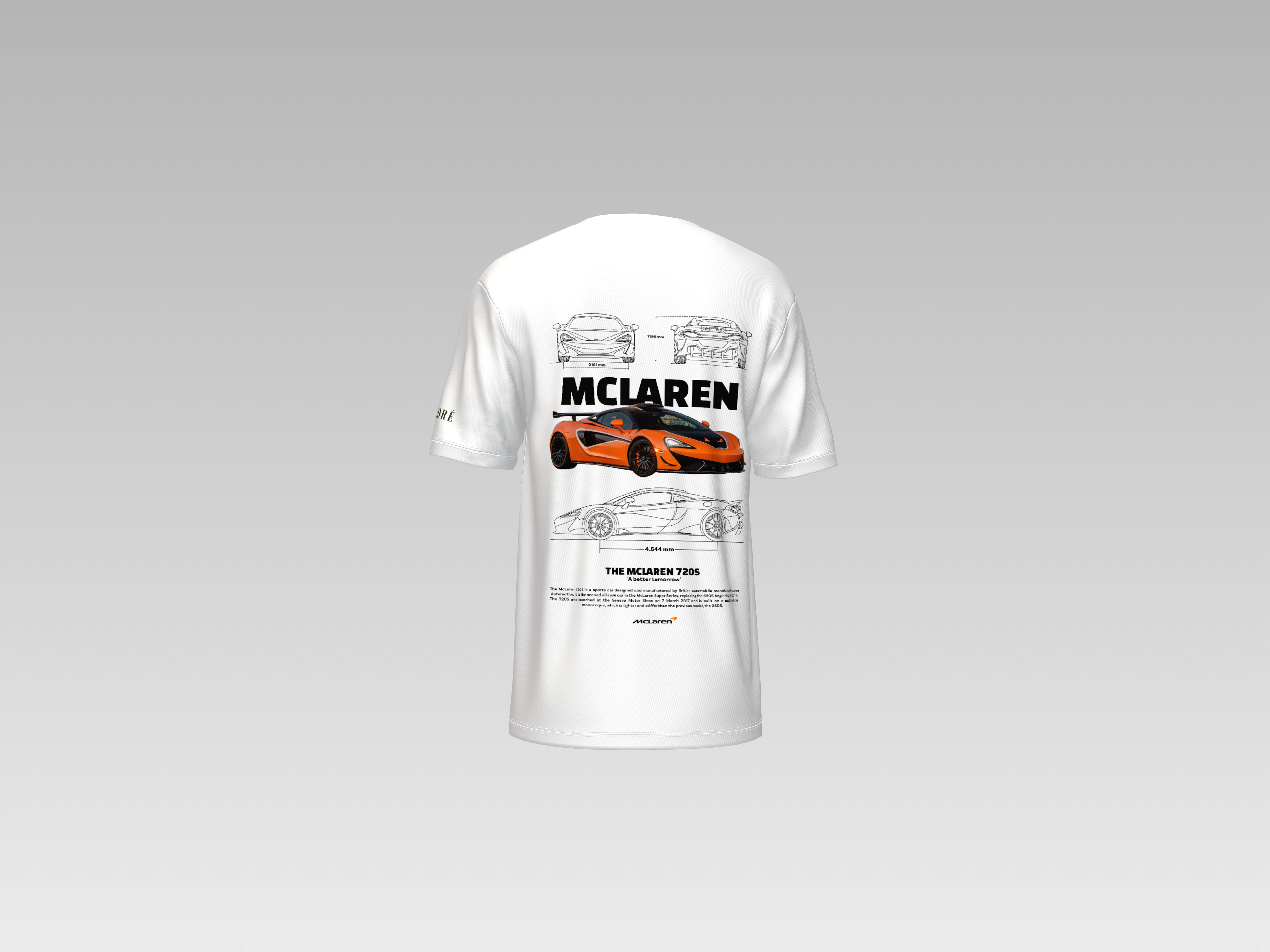 MCLAREN 720S PRINTED T-SHIRT
