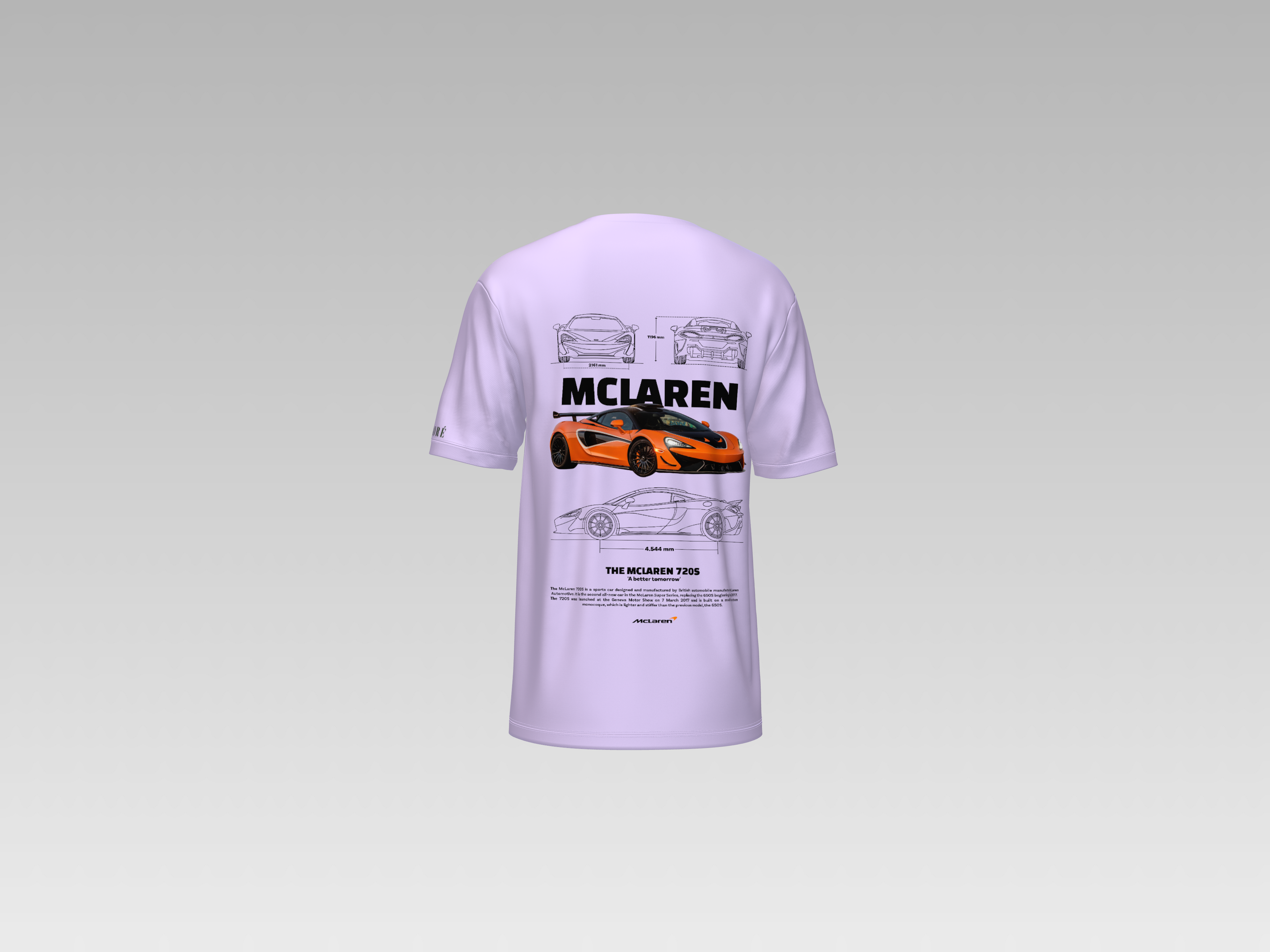 MCLAREN 720S PRINTED T-SHIRT