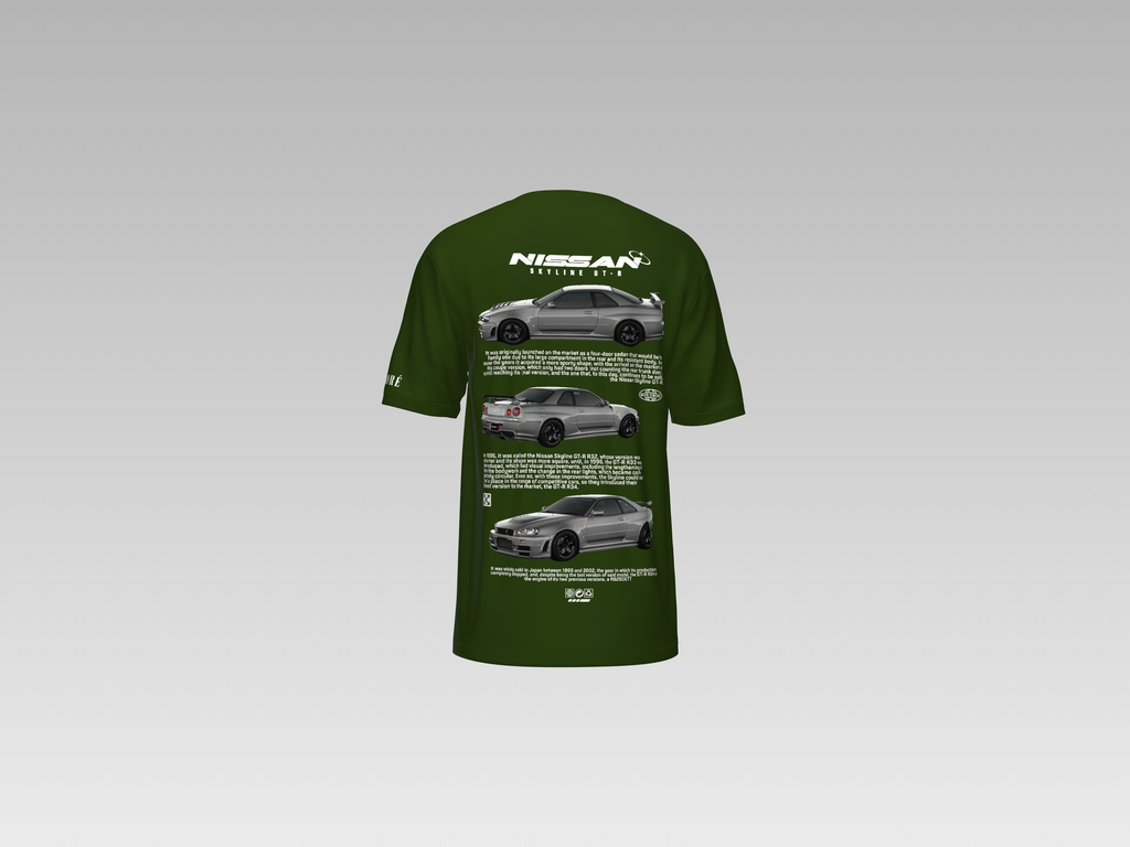NISSAN SKYLINE R32 GTR PRINTED T-SHIRT
