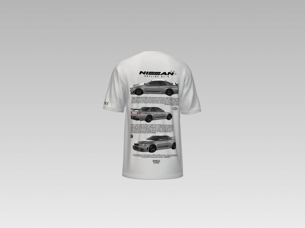 NISSAN SKYLINE R32 GTR PRINTED T-SHIRT