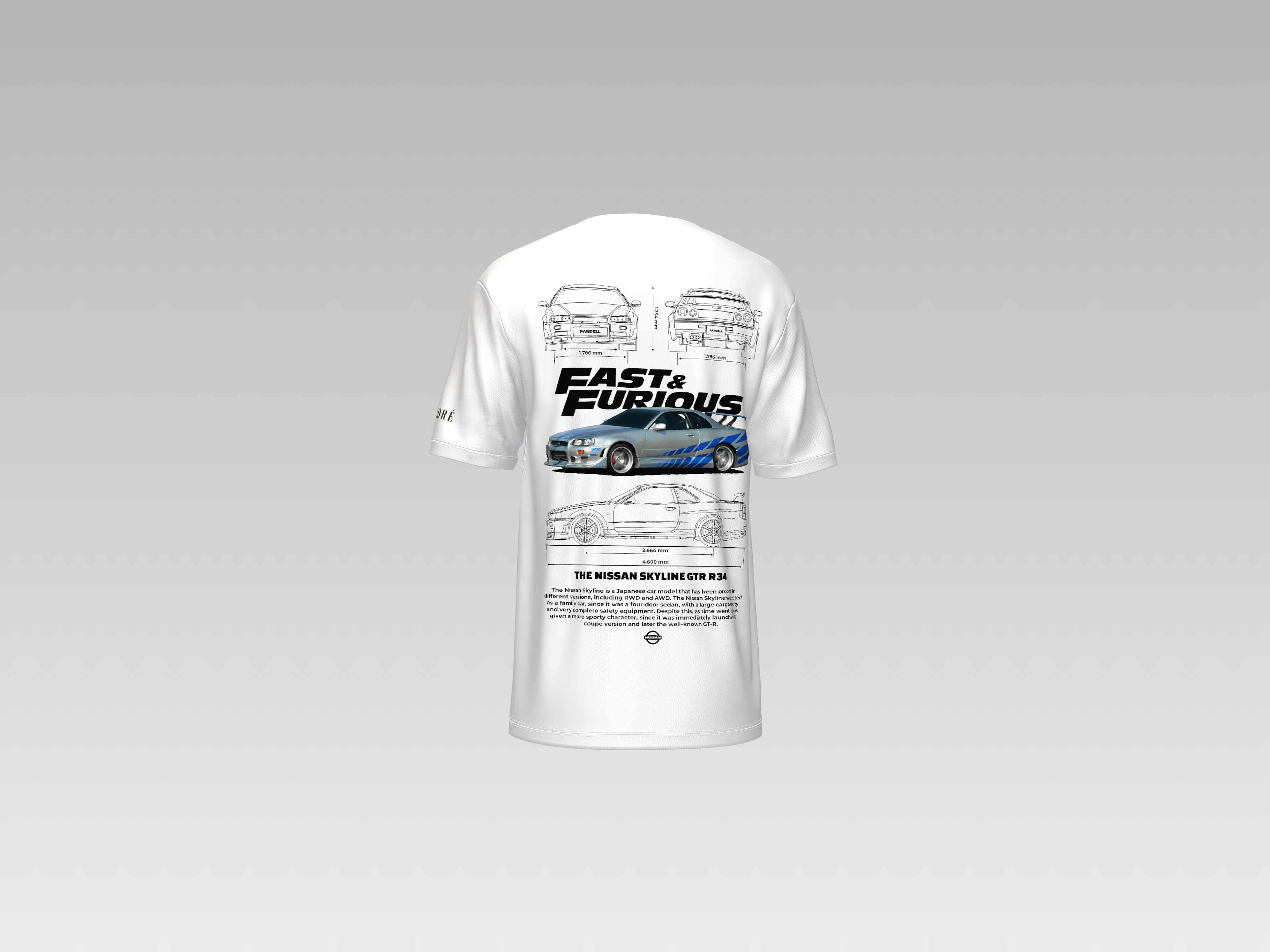 FAST AND FURIOUS PRINTED T-SHIRT
