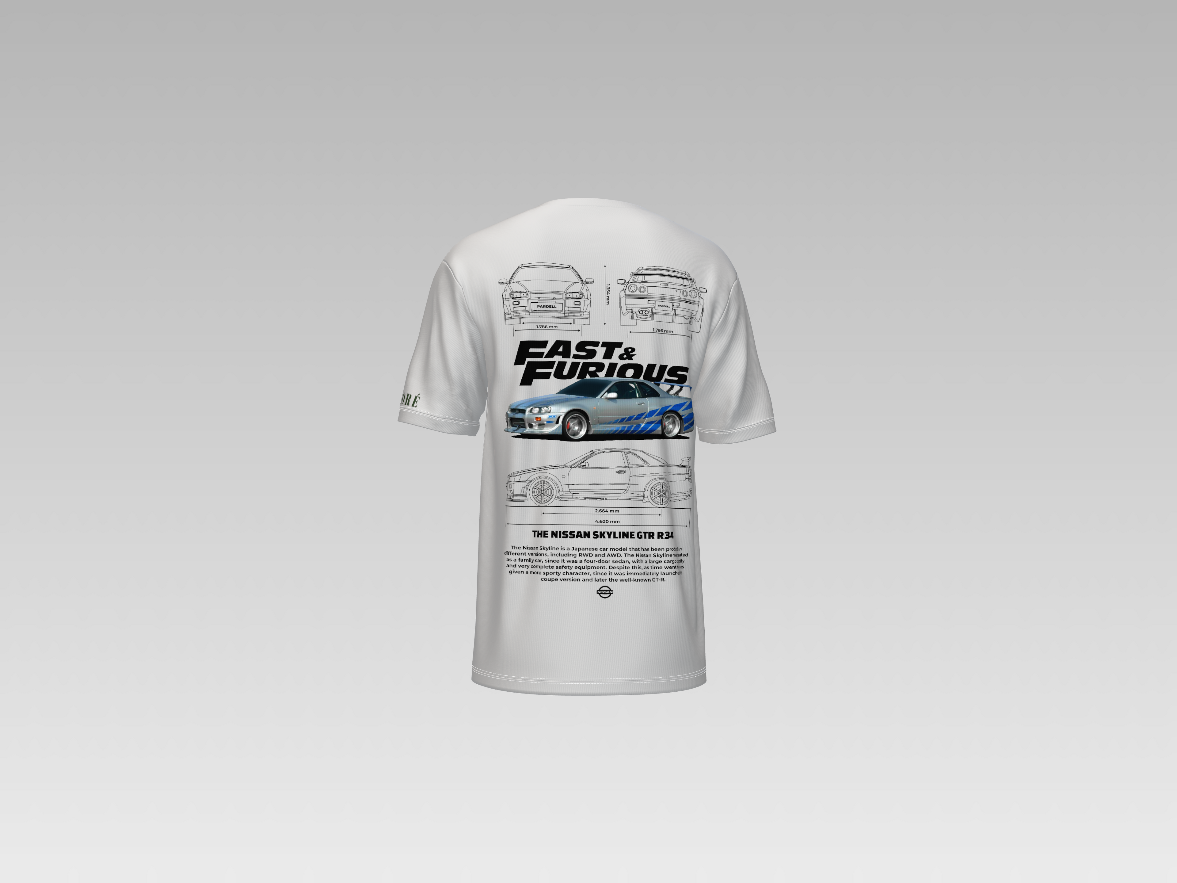 FAST AND FURIOUS PRINTED T-SHIRT