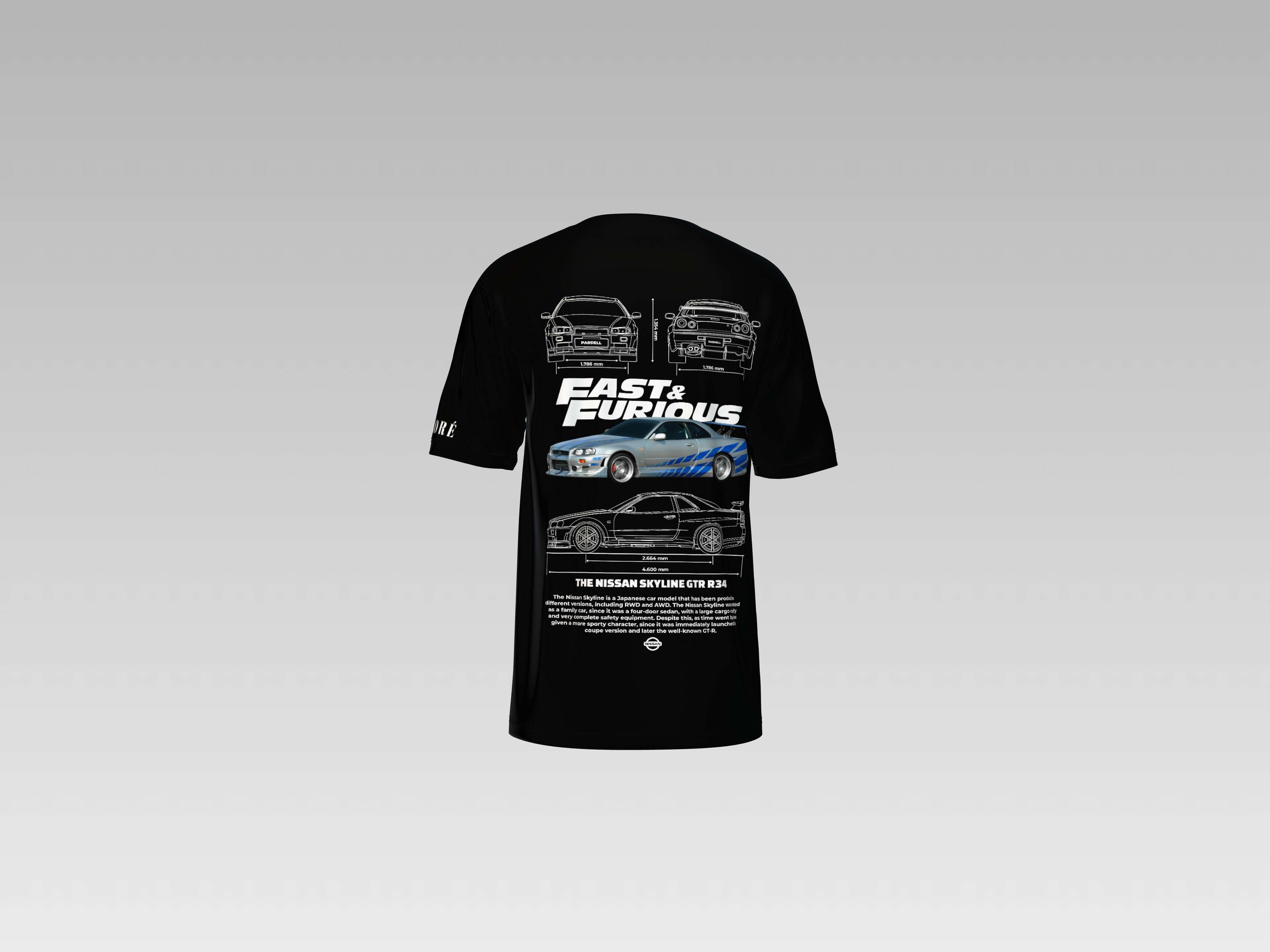 FAST AND FURIOUS PRINTED T-SHIRT