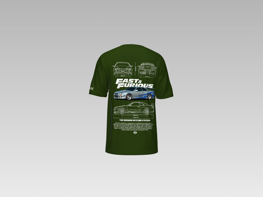 FAST AND FURIOUS PRINTED T-SHIRT