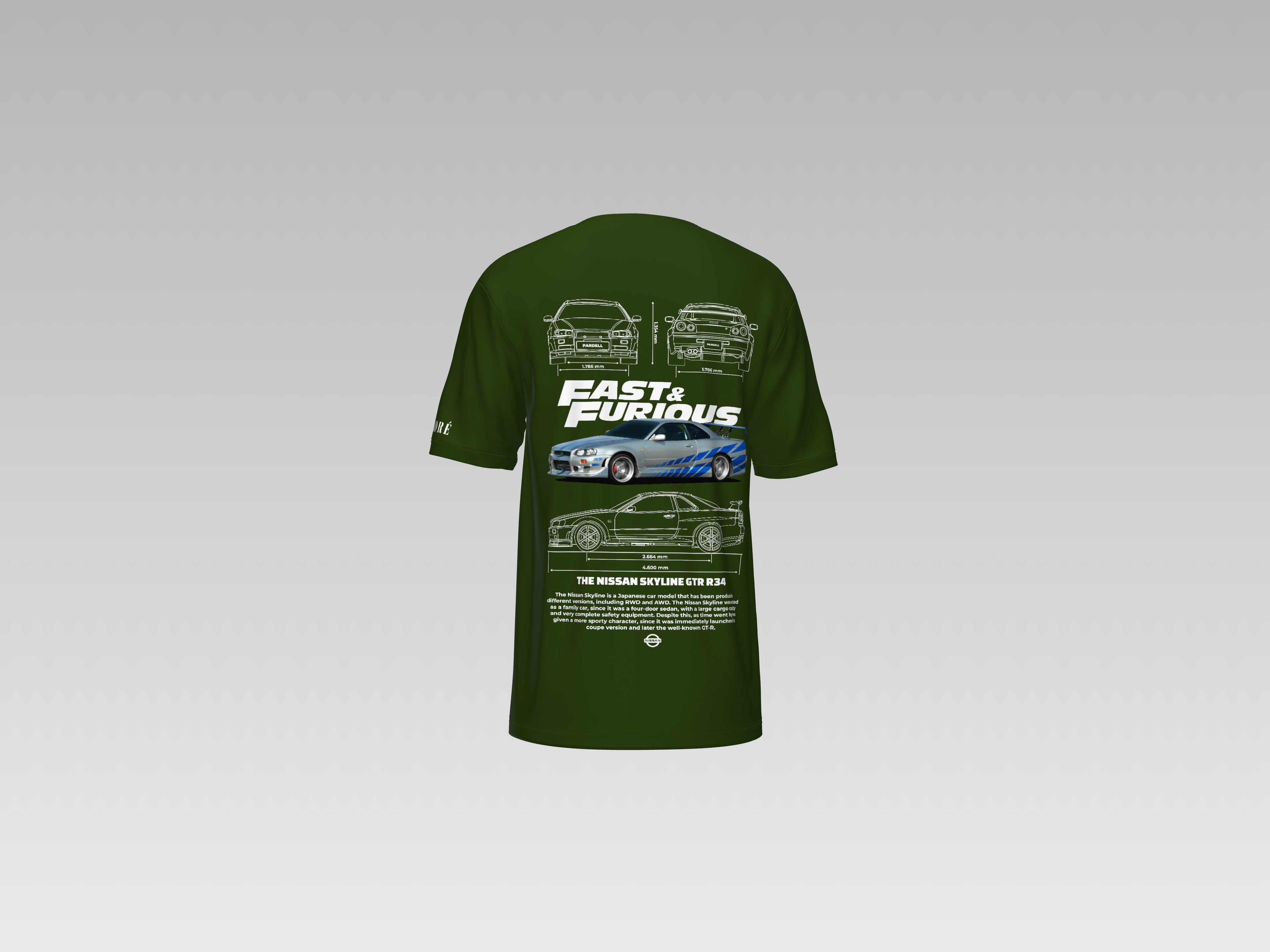 FAST AND FURIOUS PRINTED T-SHIRT