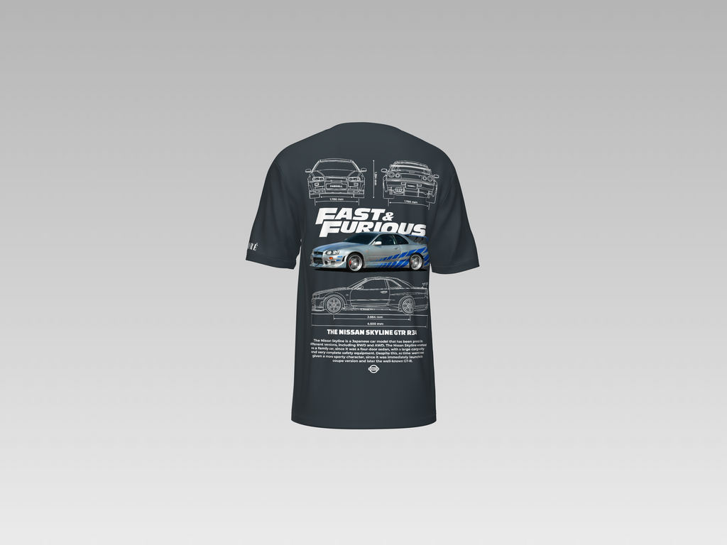 FAST AND FURIOUS PRINTED T-SHIRT