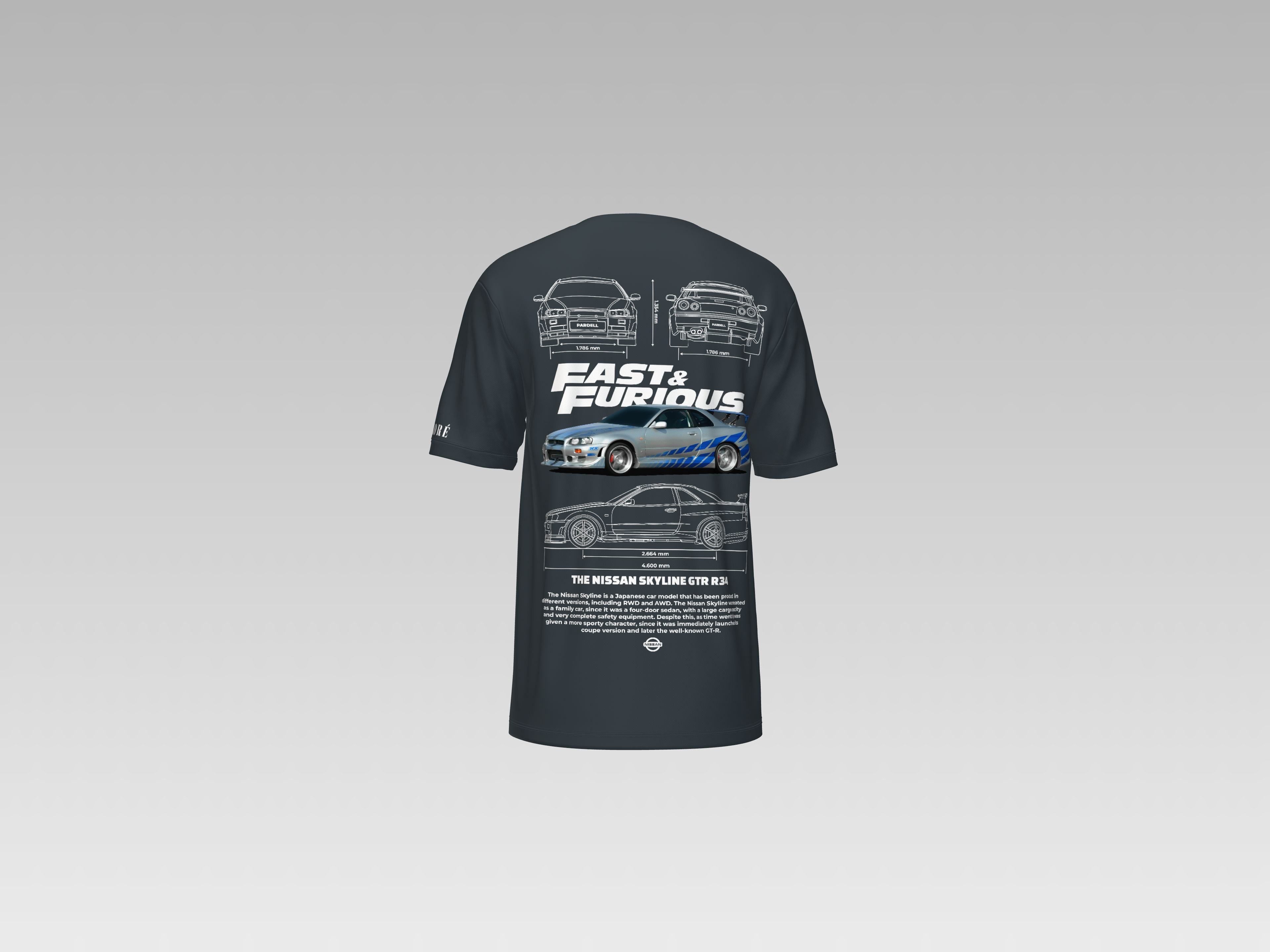 FAST AND FURIOUS PRINTED T-SHIRT