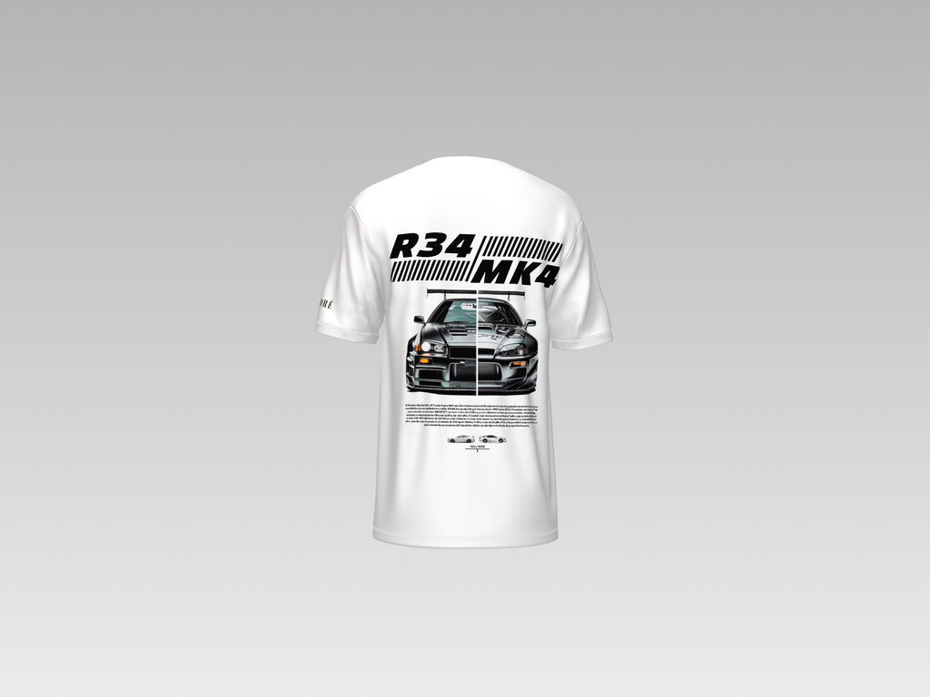 R34 X MK4 PRINTED T-SHIRT