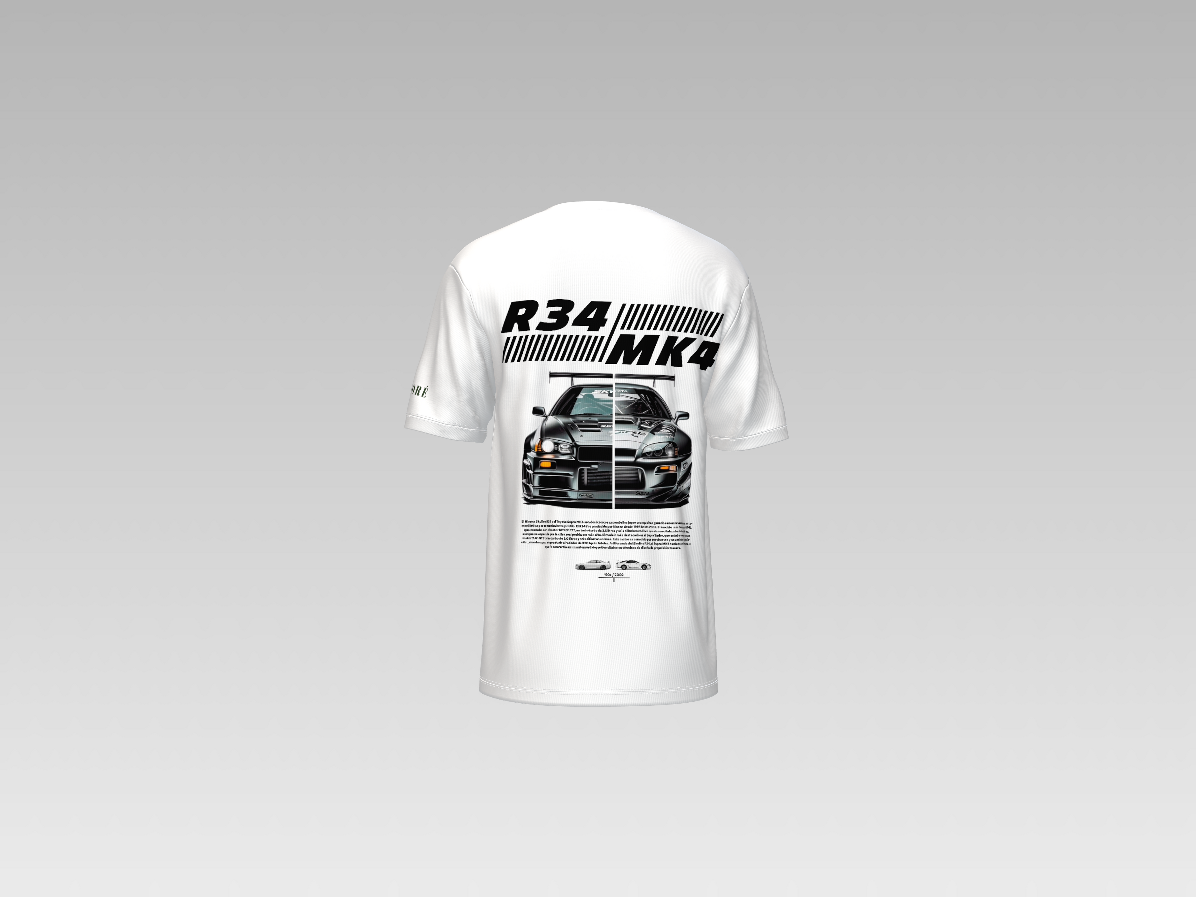 R34 X MK4 PRINTED T-SHIRT