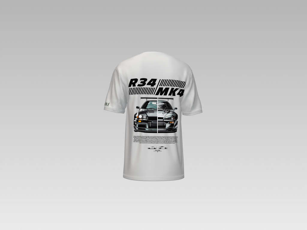 R34 X MK4 PRINTED T-SHIRT