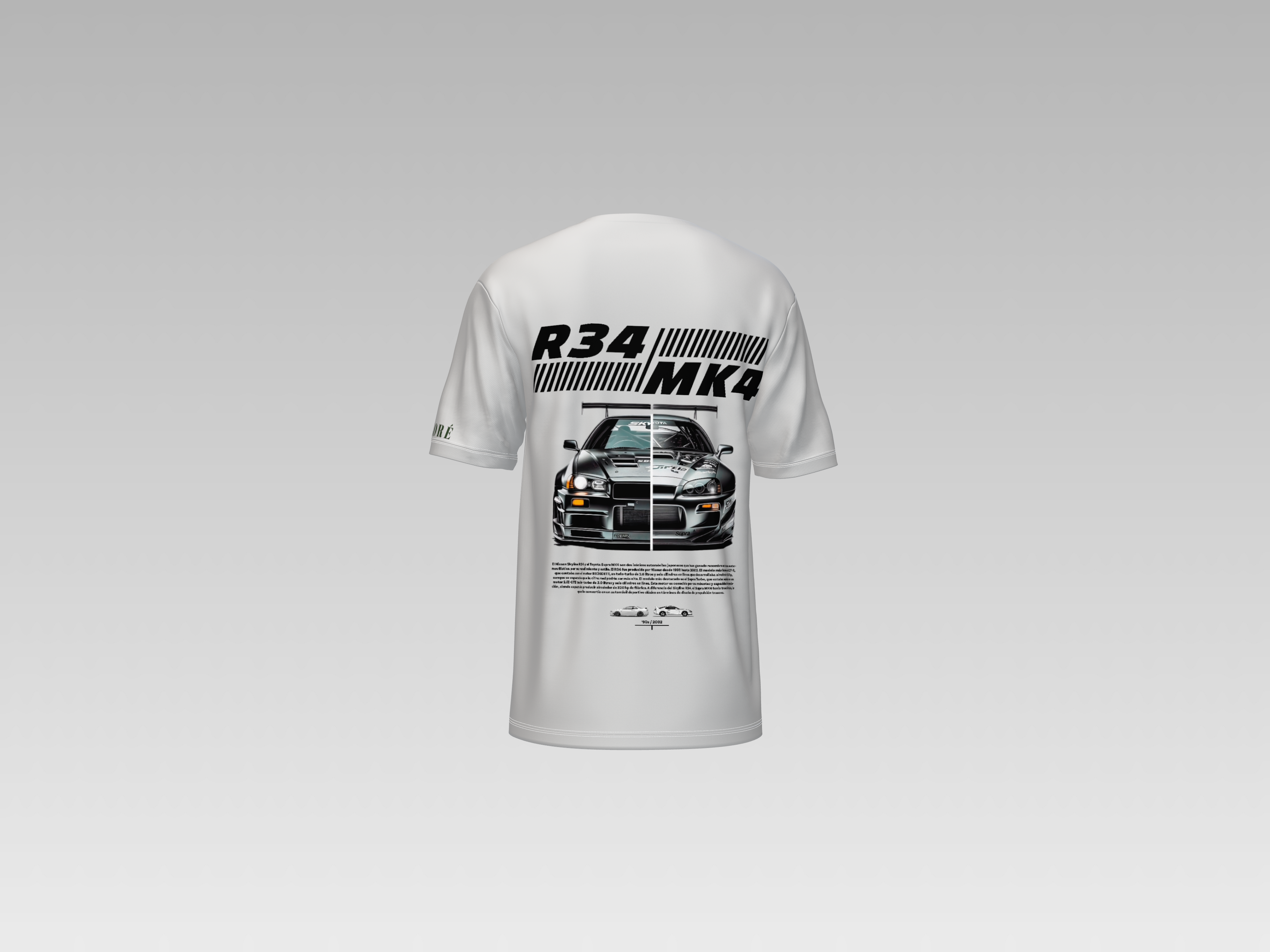 R34 X MK4 PRINTED T-SHIRT
