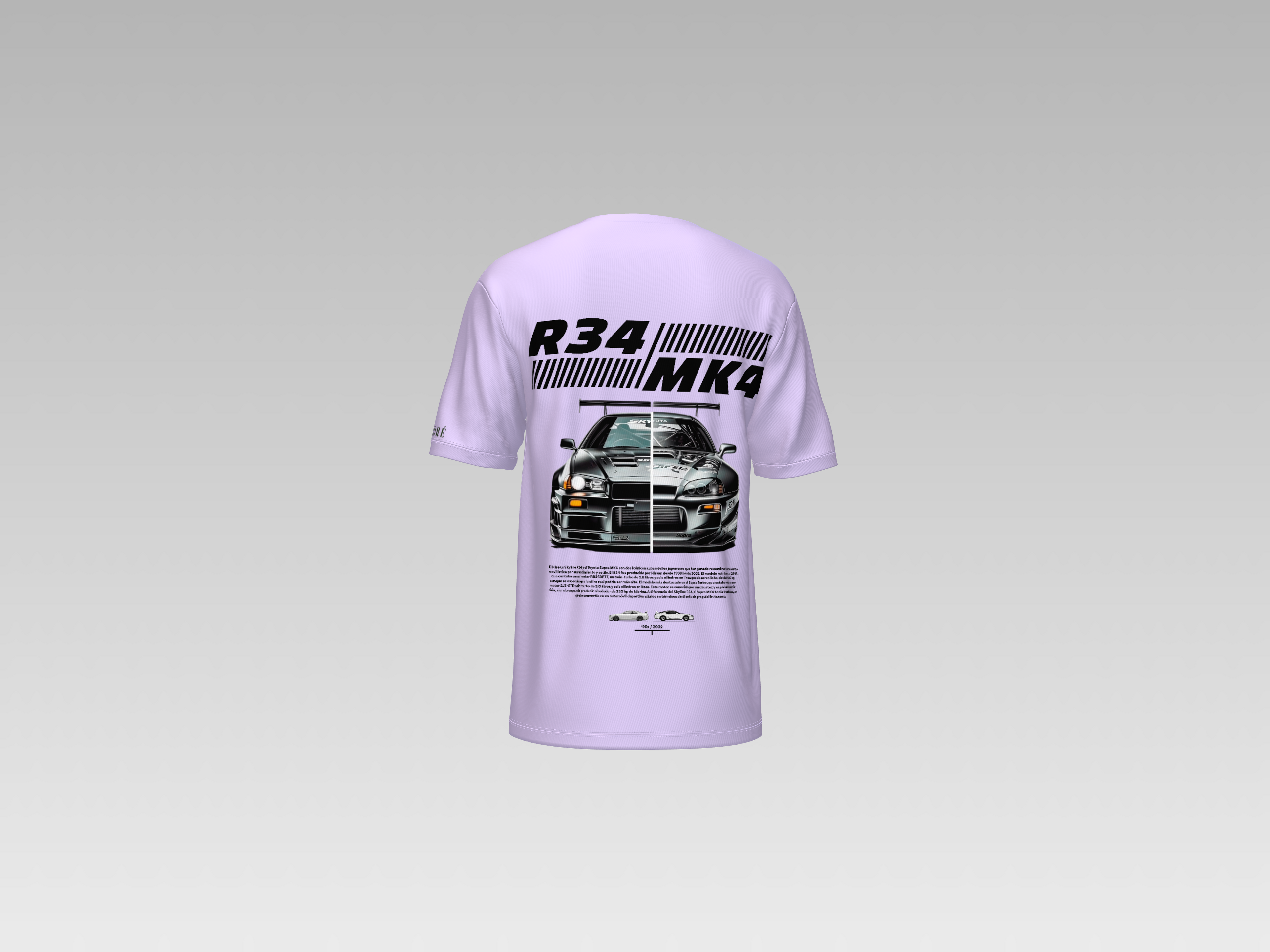 R34 X MK4 PRINTED T-SHIRT