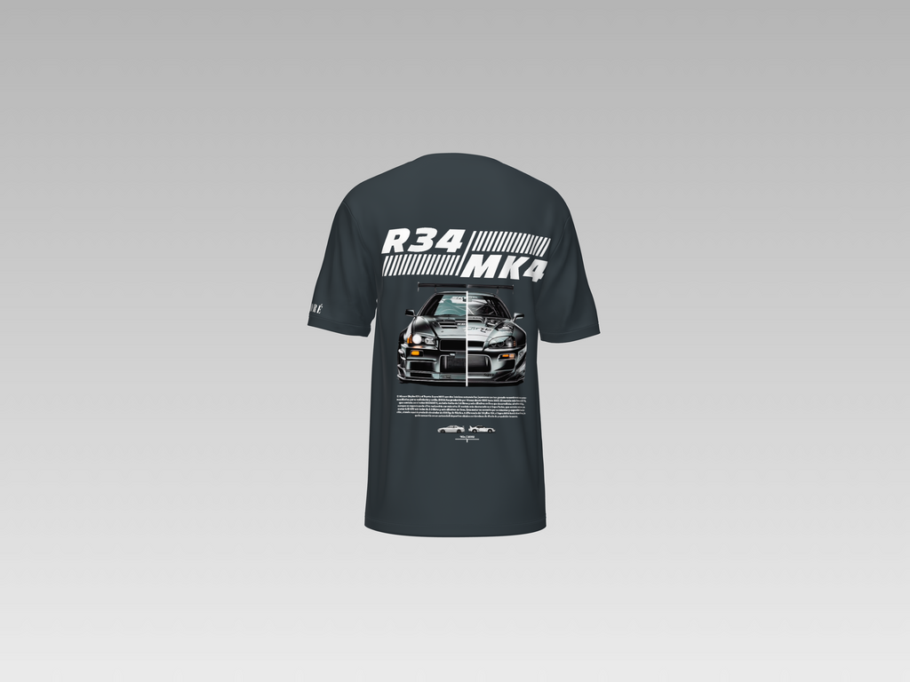 R34 X MK4 PRINTED T-SHIRT