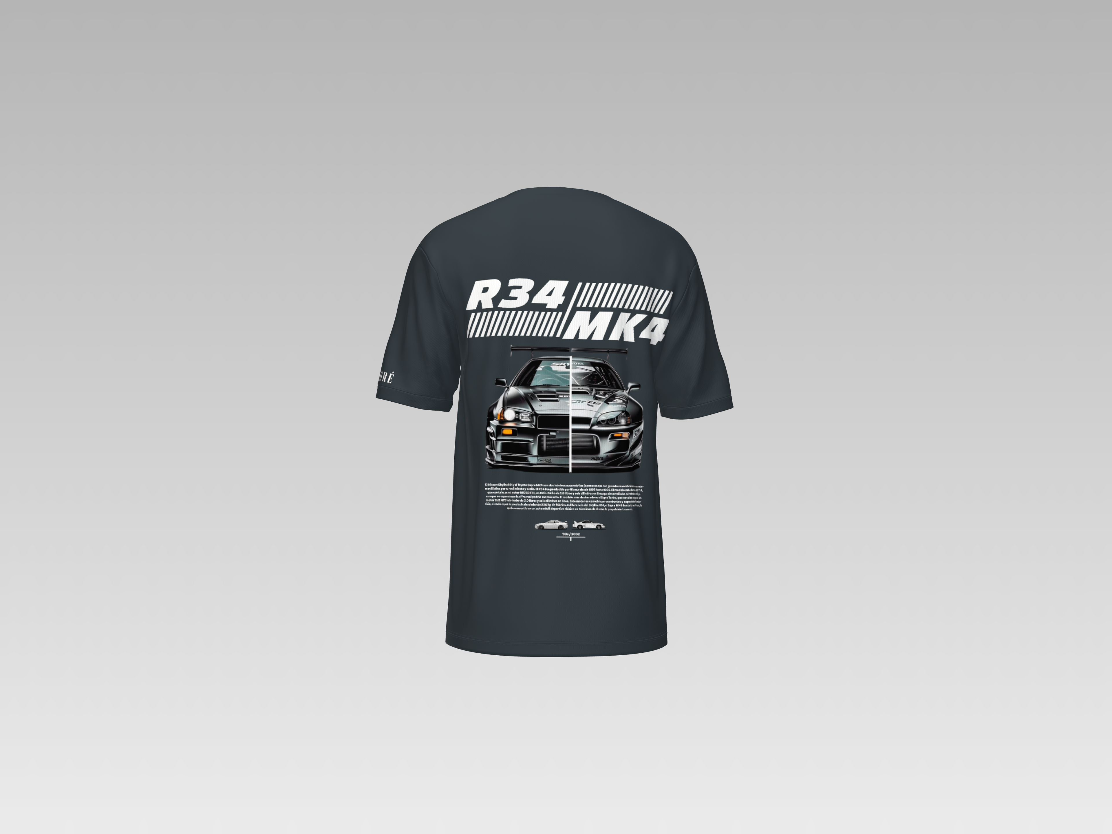 R34 X MK4 PRINTED T-SHIRT