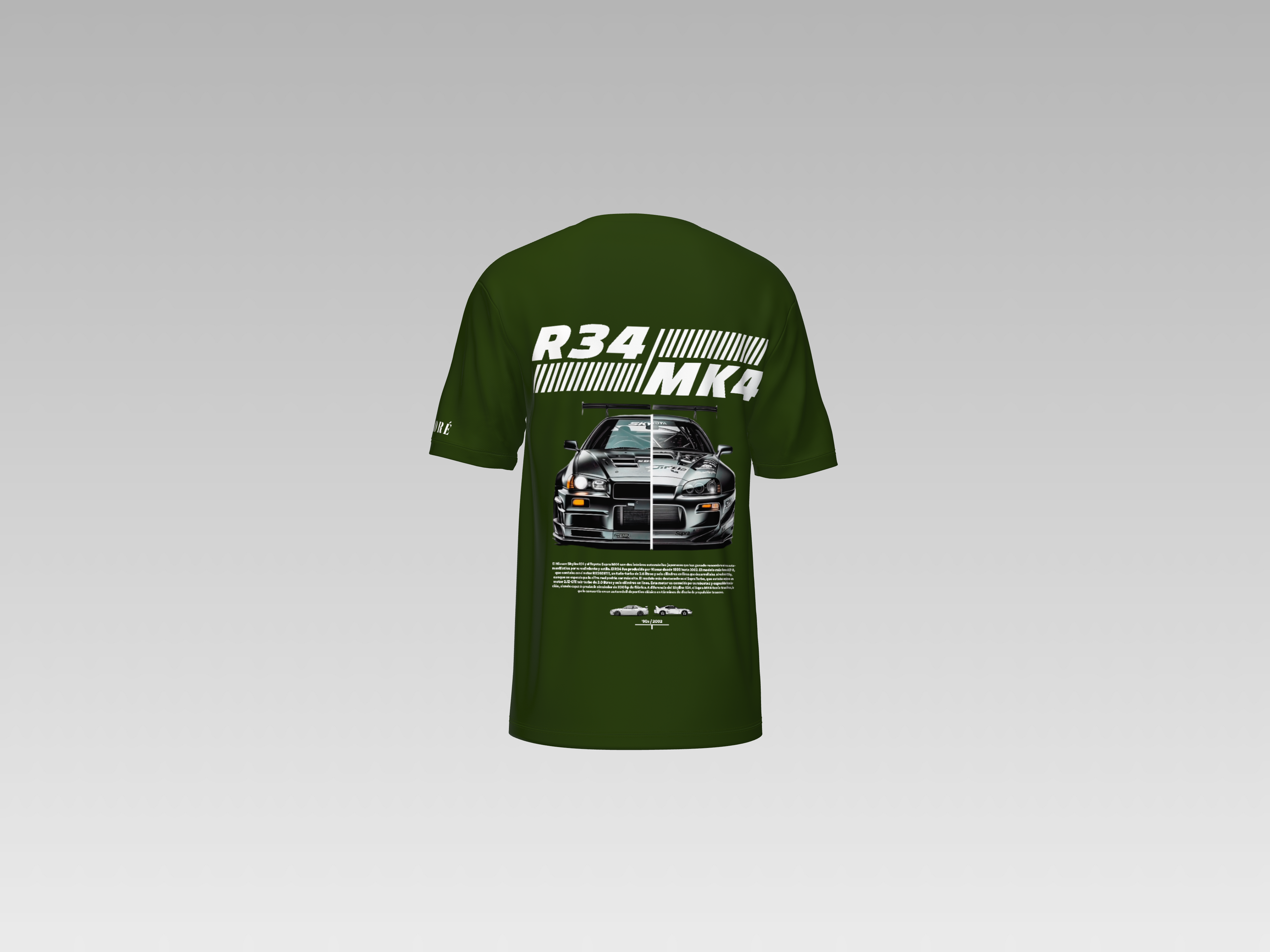 R34 X MK4 PRINTED T-SHIRT