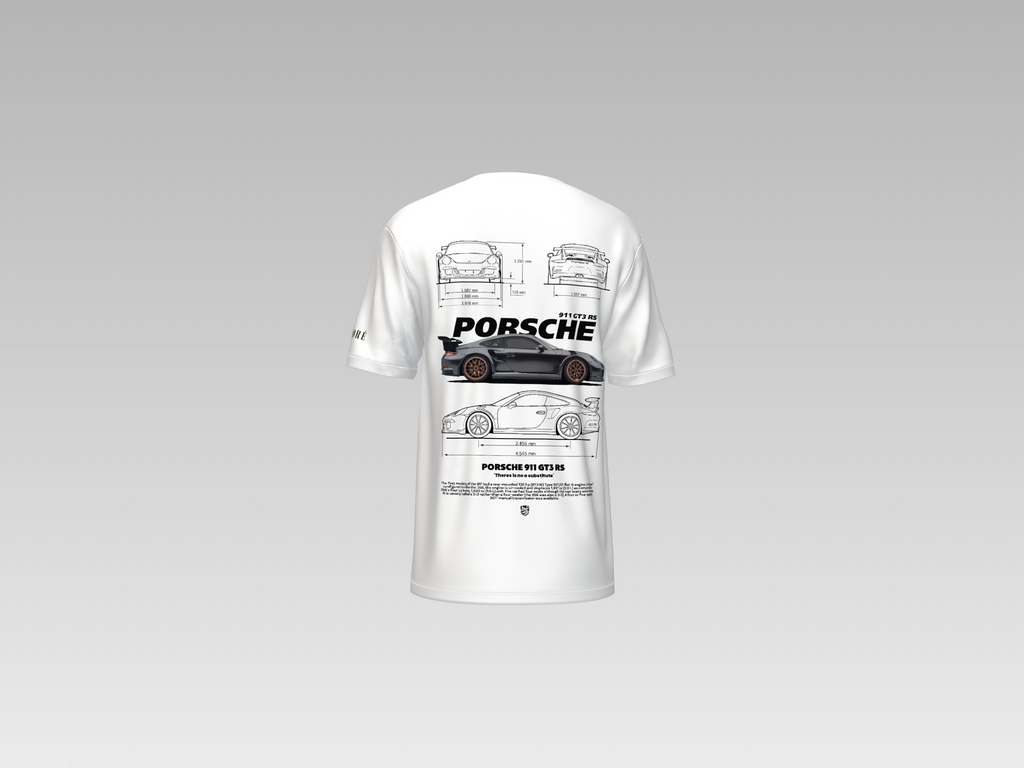 PORCHE 911 GT3 RS CARBON PRINTED T-SHIRT