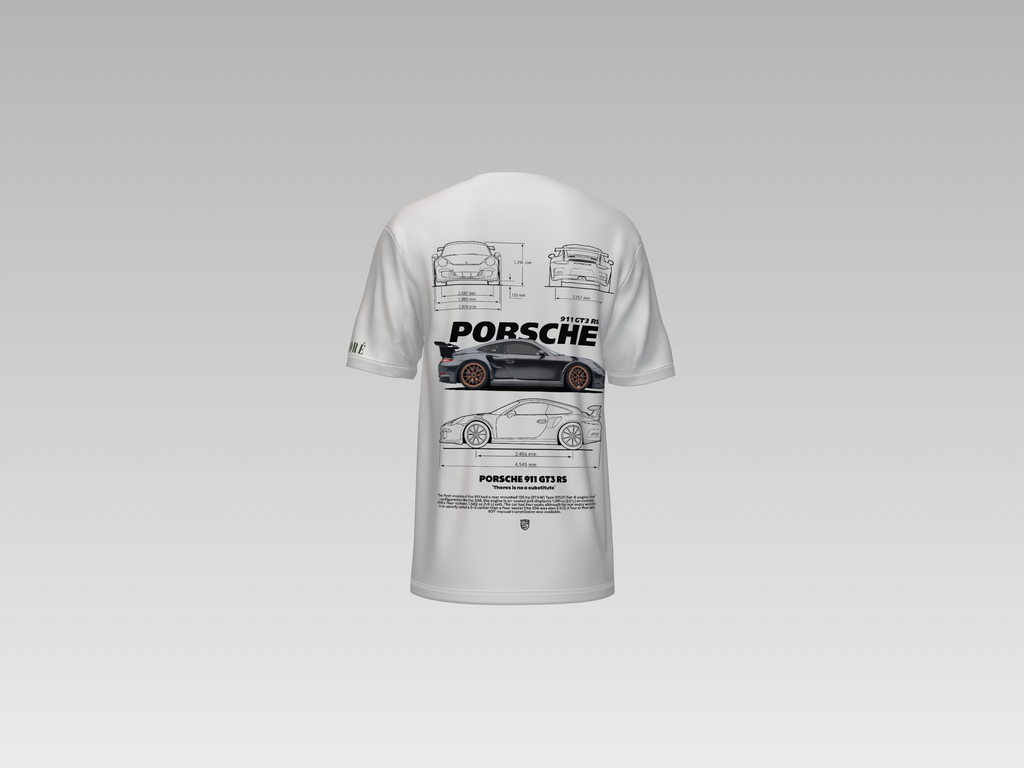 PORCHE 911 GT3 RS CARBON PRINTED T-SHIRT