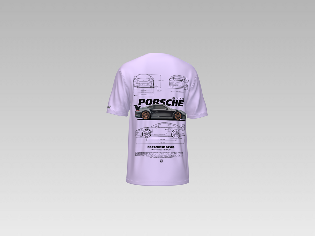 PORCHE 911 GT3 RS CARBON PRINTED T-SHIRT