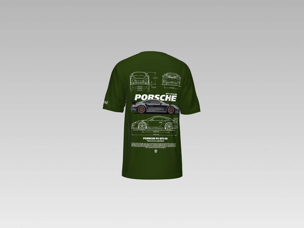 PORCHE 911 GT3 RS CARBON PRINTED T-SHIRT