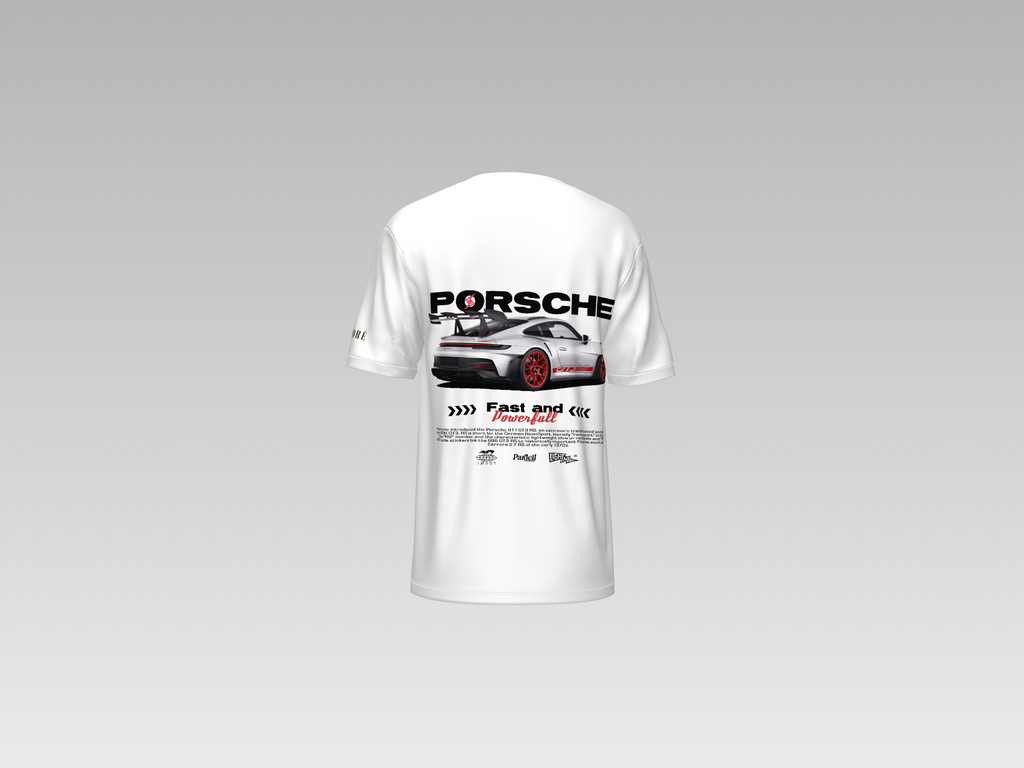 PORCHE 911 GT3-RS FAST & POWERFULL PRINTED T-SHIRT