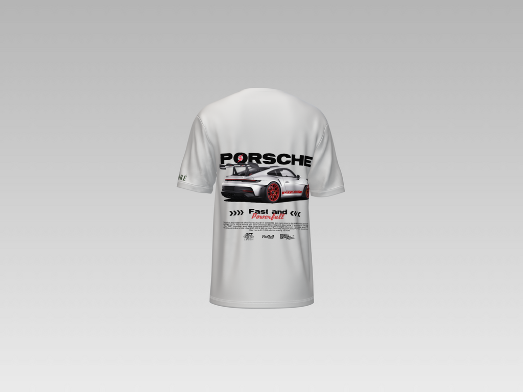 PORCHE 911 GT3-RS FAST & POWERFULL PRINTED T-SHIRT