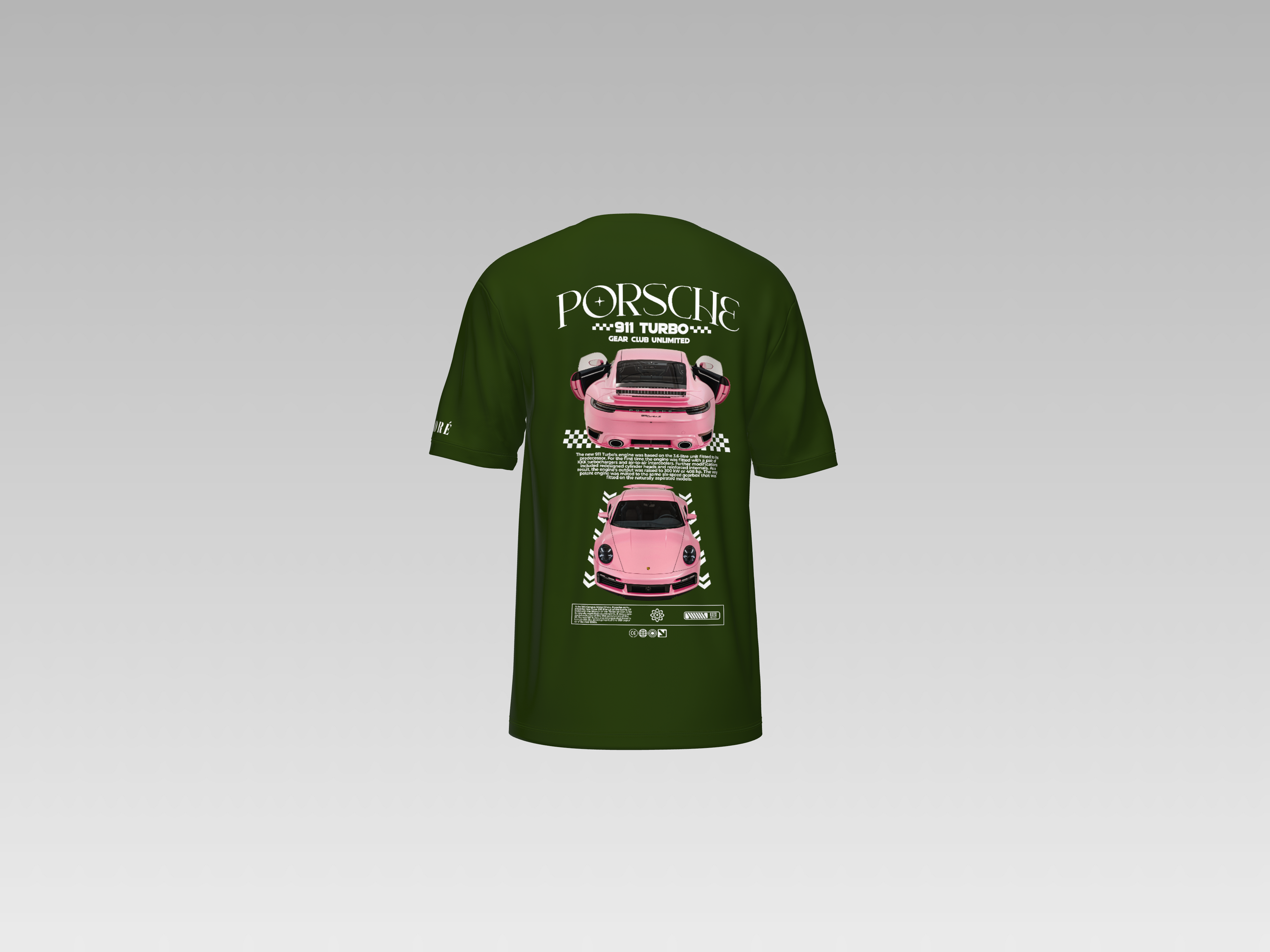 PORCHE 911 TURBO PRINTED T-SHIRT