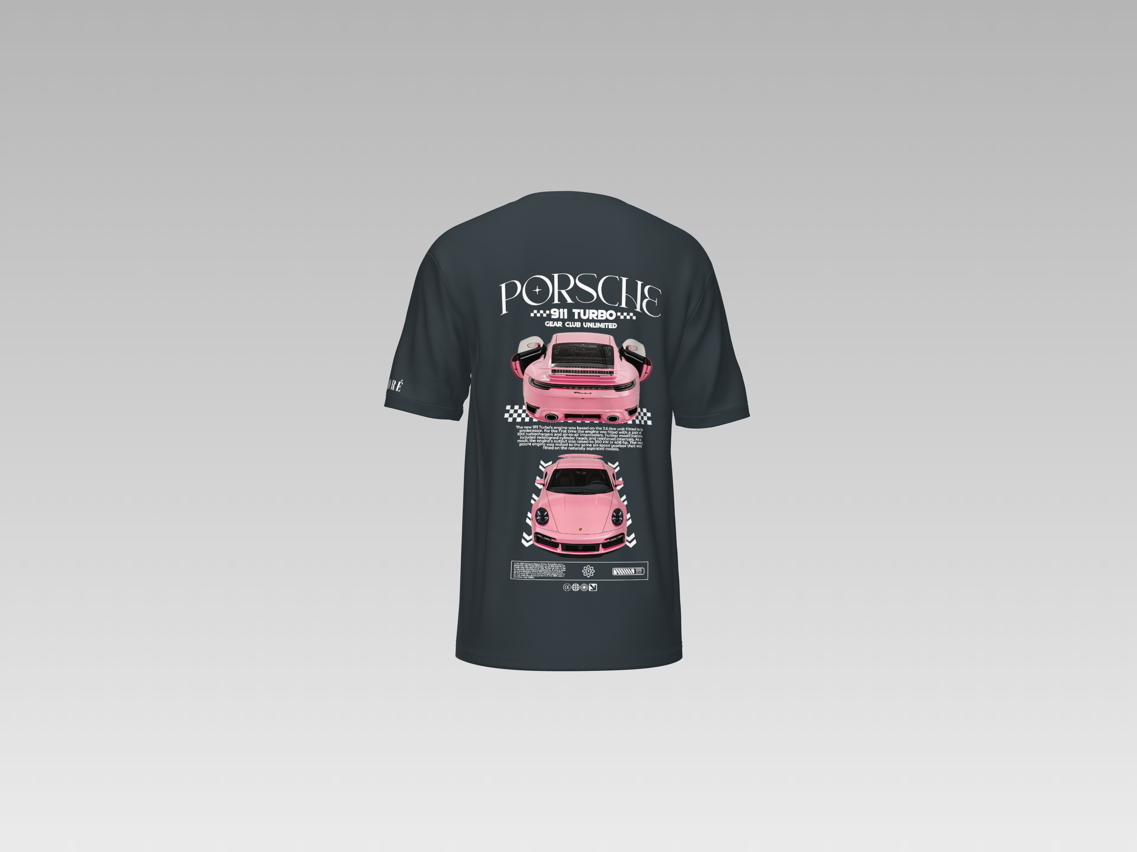 PORCHE 911 TURBO PRINTED T-SHIRT