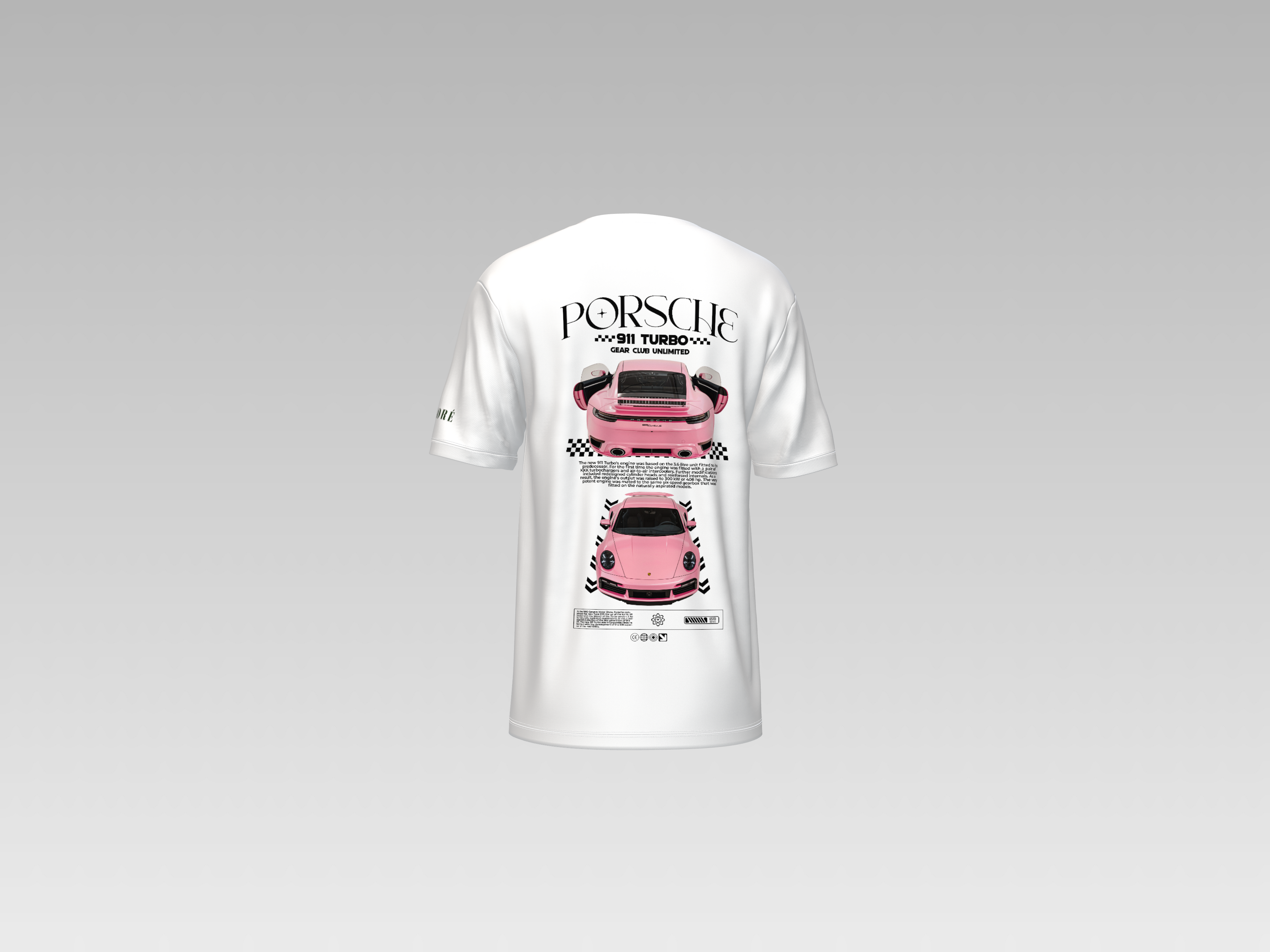 PORCHE 911 TURBO PRINTED T-SHIRT