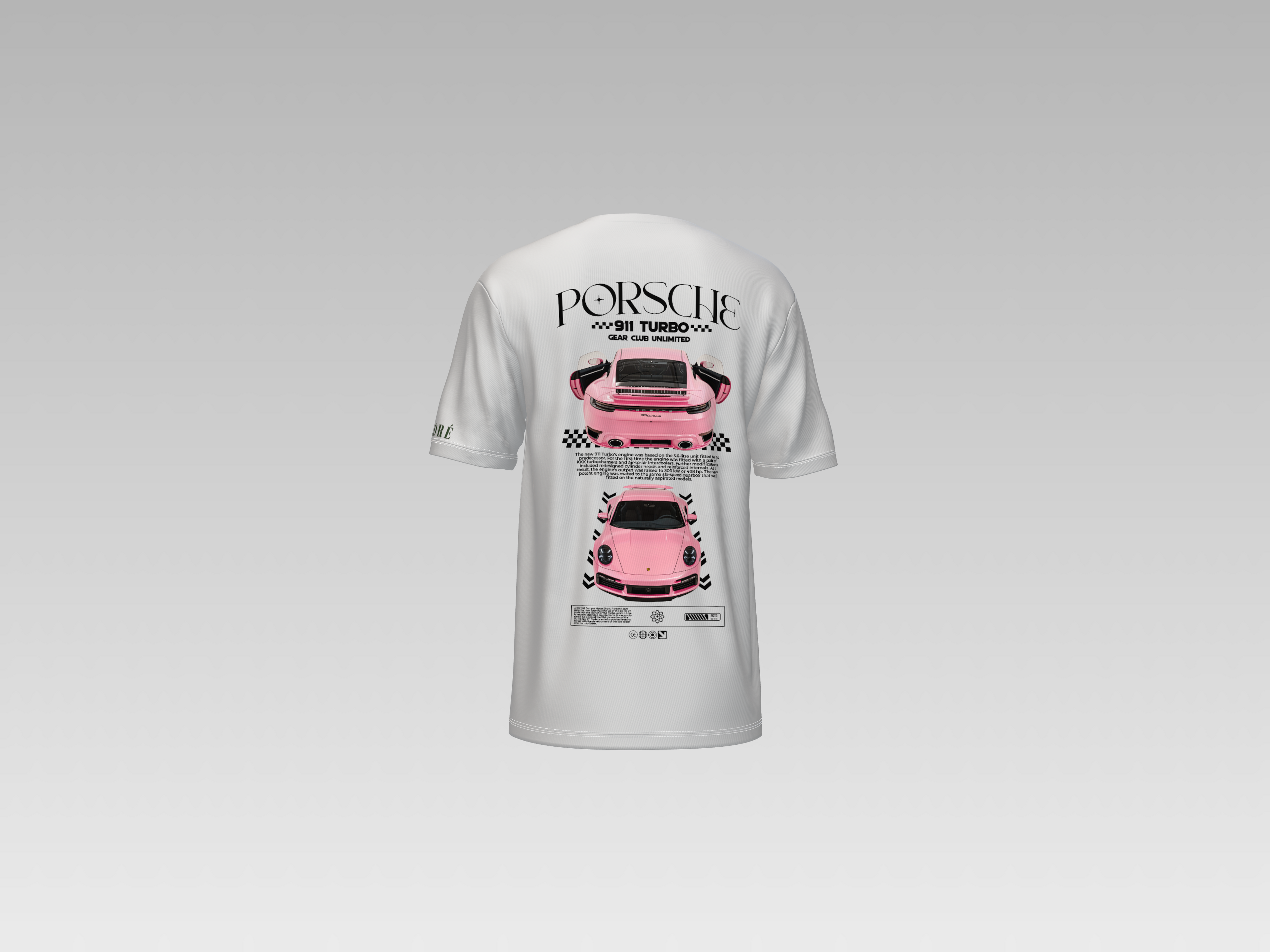 PORCHE 911 TURBO PRINTED T-SHIRT