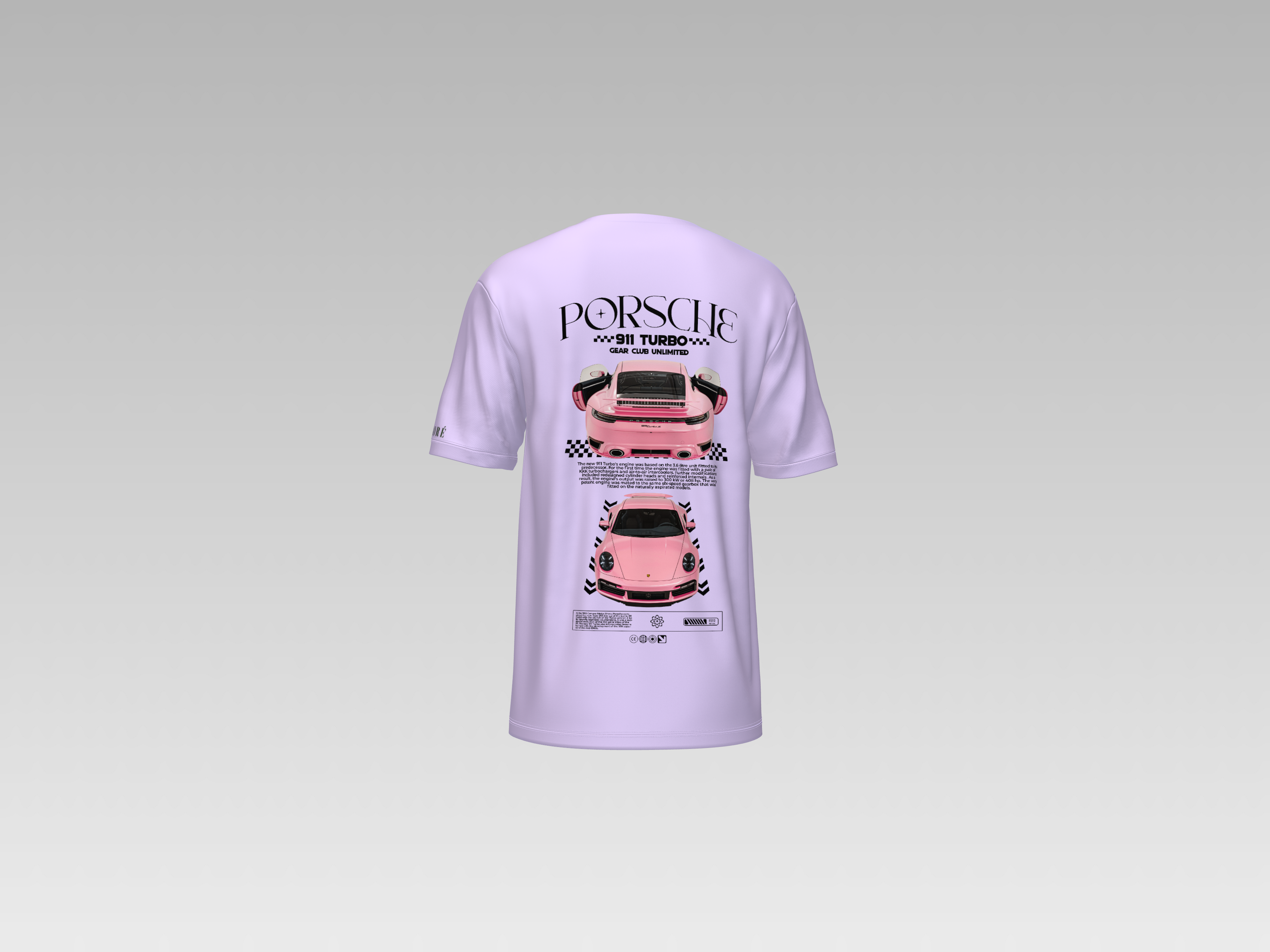 PORCHE 911 TURBO PRINTED T-SHIRT