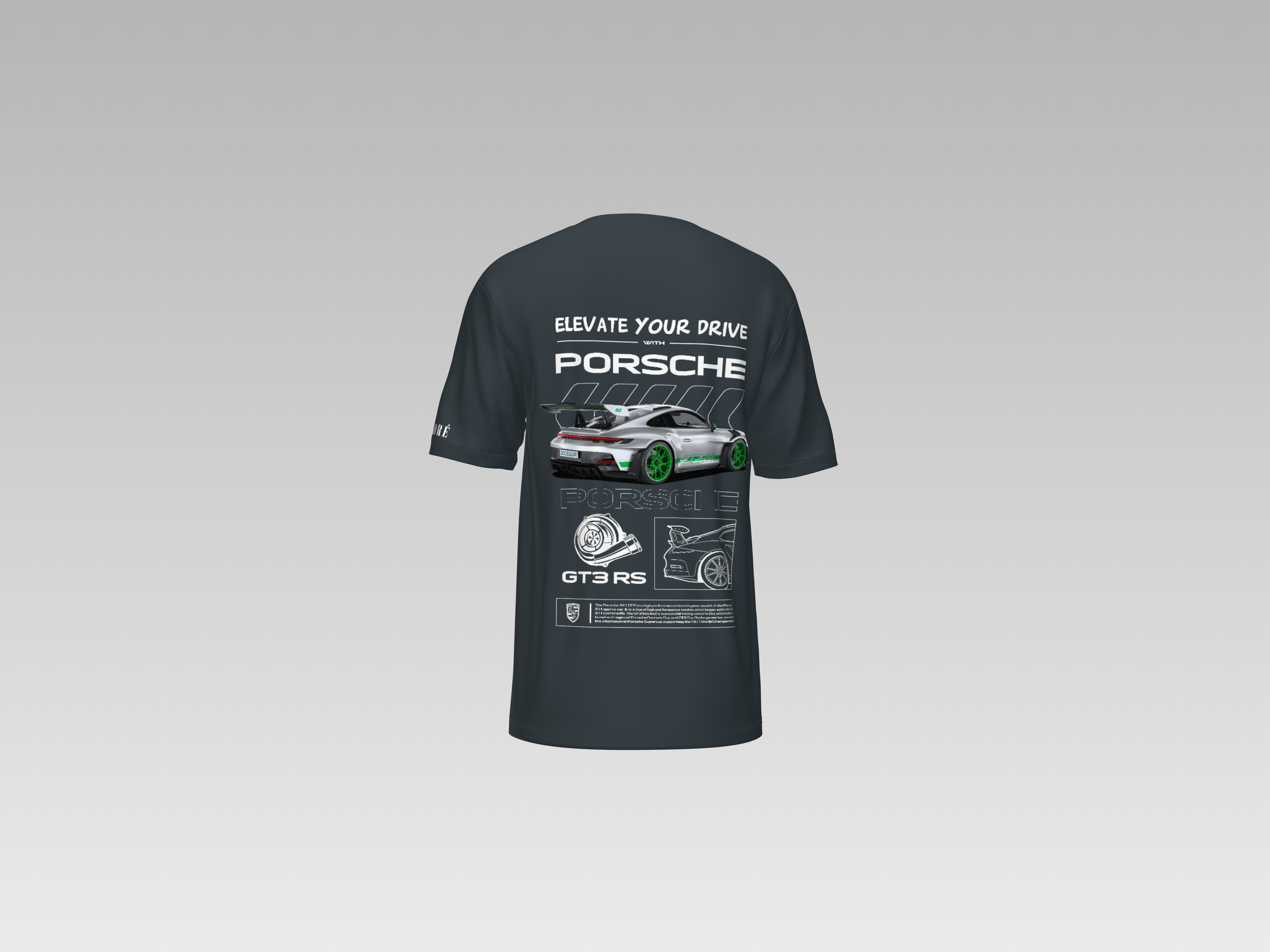 2024 PORSCHE 911 GT3 RS PRINTED T-SHIRT