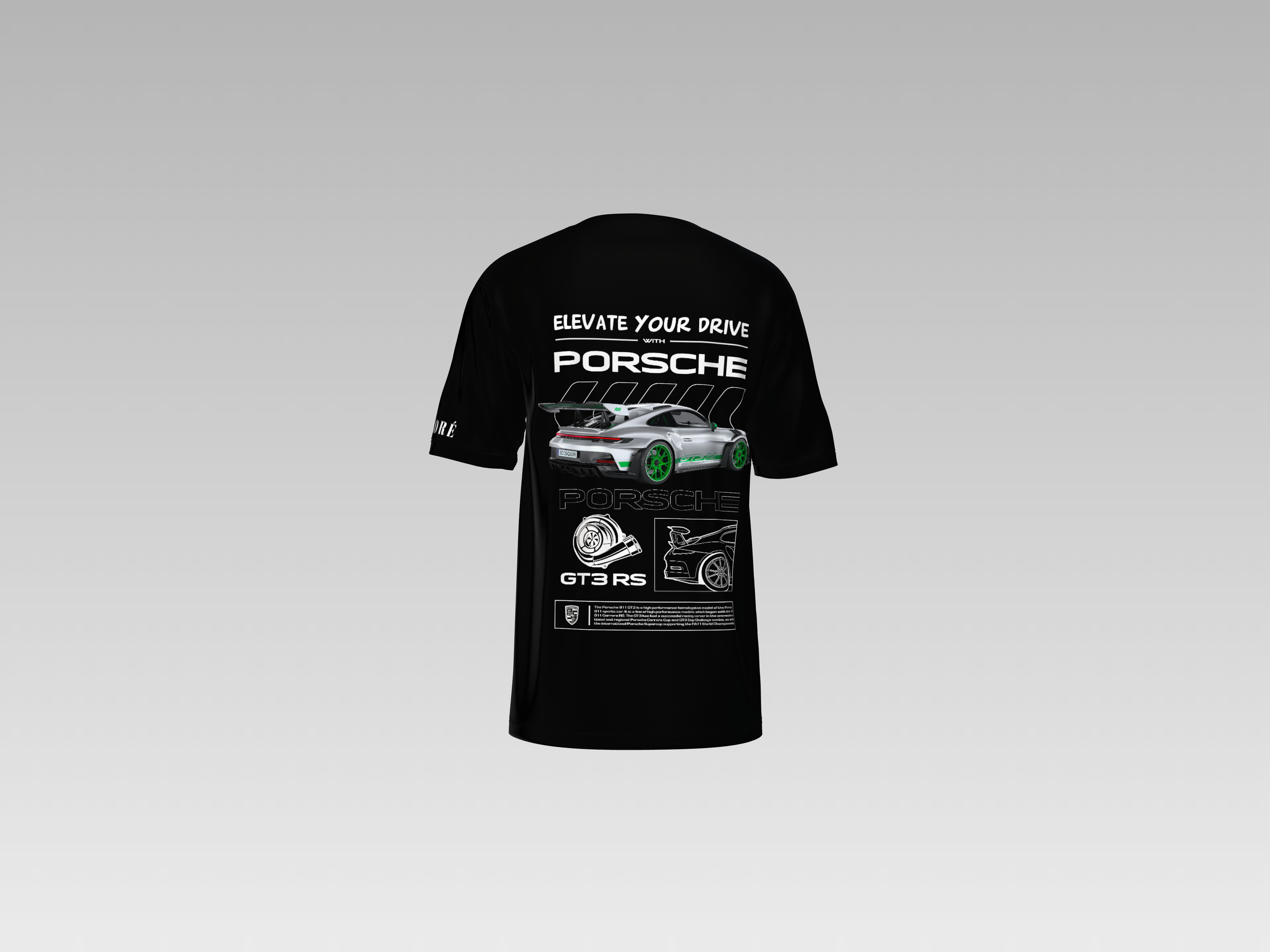 2024 PORSCHE 911 GT3 RS PRINTED T-SHIRT