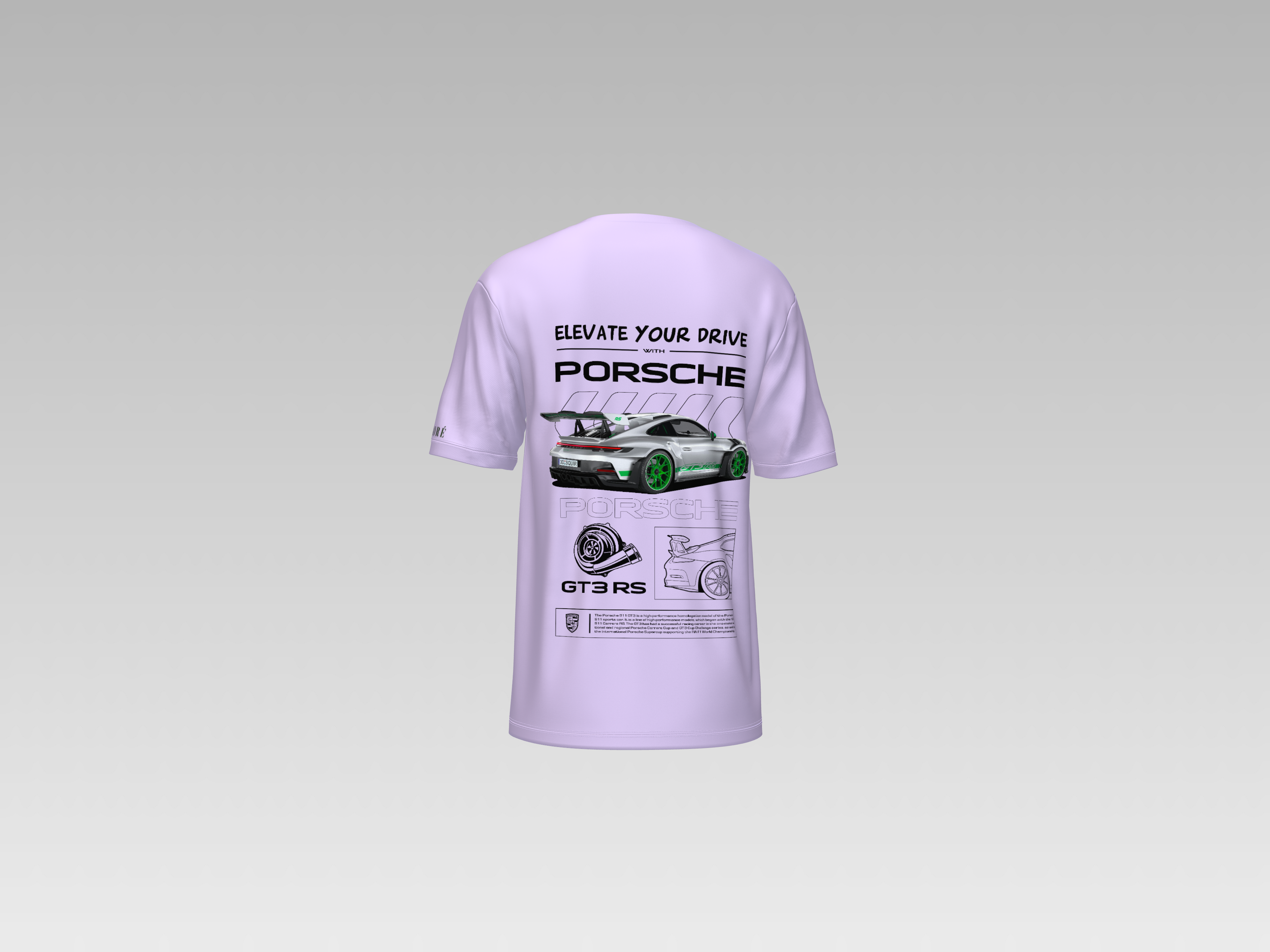 2024 PORSCHE 911 GT3 RS PRINTED T-SHIRT