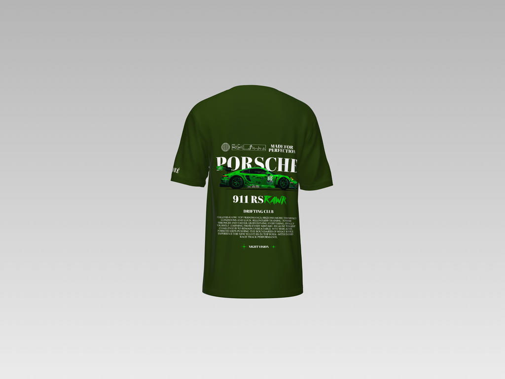 PORSCHE 911 RS RAWR PRINTED T-SHIRT