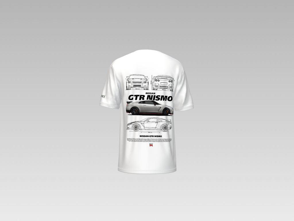 NISSAN R35 GTR NISMO PRINTED T-SHIRT