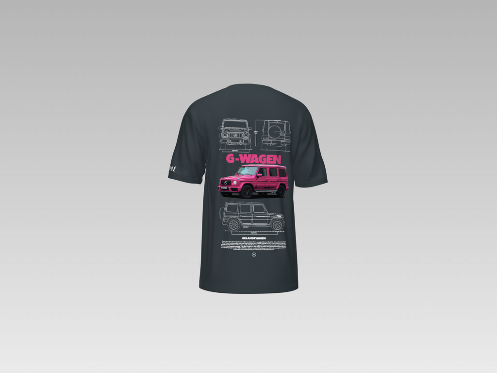 PINK G63 G WAGEN PRINTED T-SHIRT