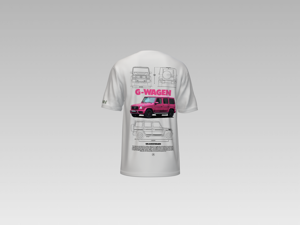 PINK G63 G WAGEN PRINTED T-SHIRT