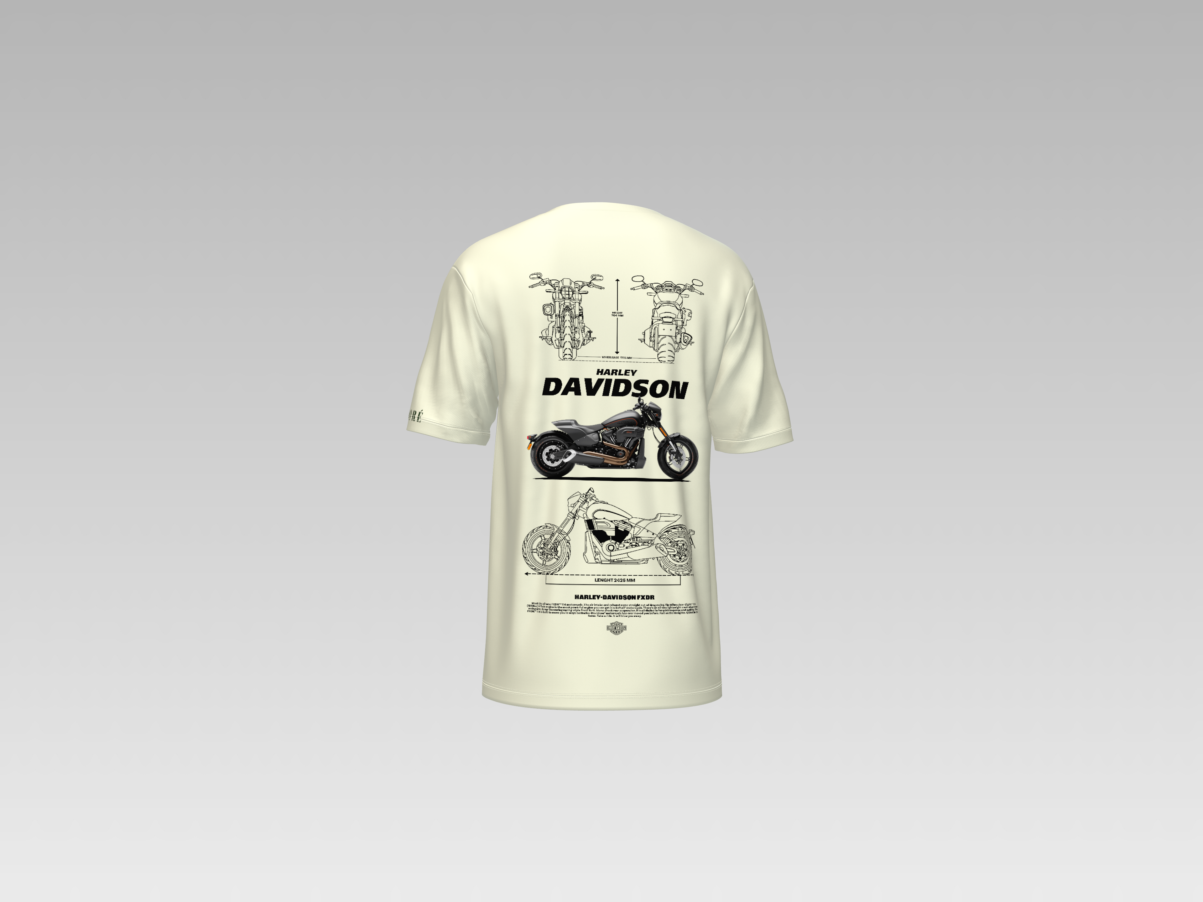 HARLEY DAVIDSON PRINTED T-SHIRT