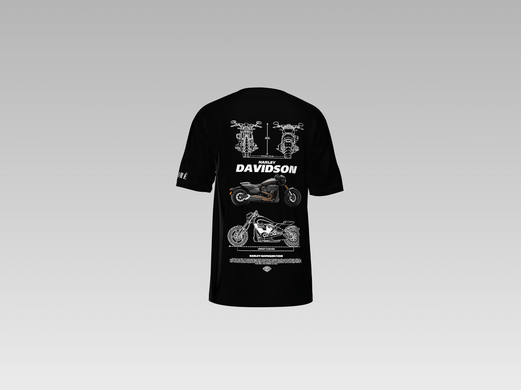 HARLEY DAVIDSON PRINTED T-SHIRT