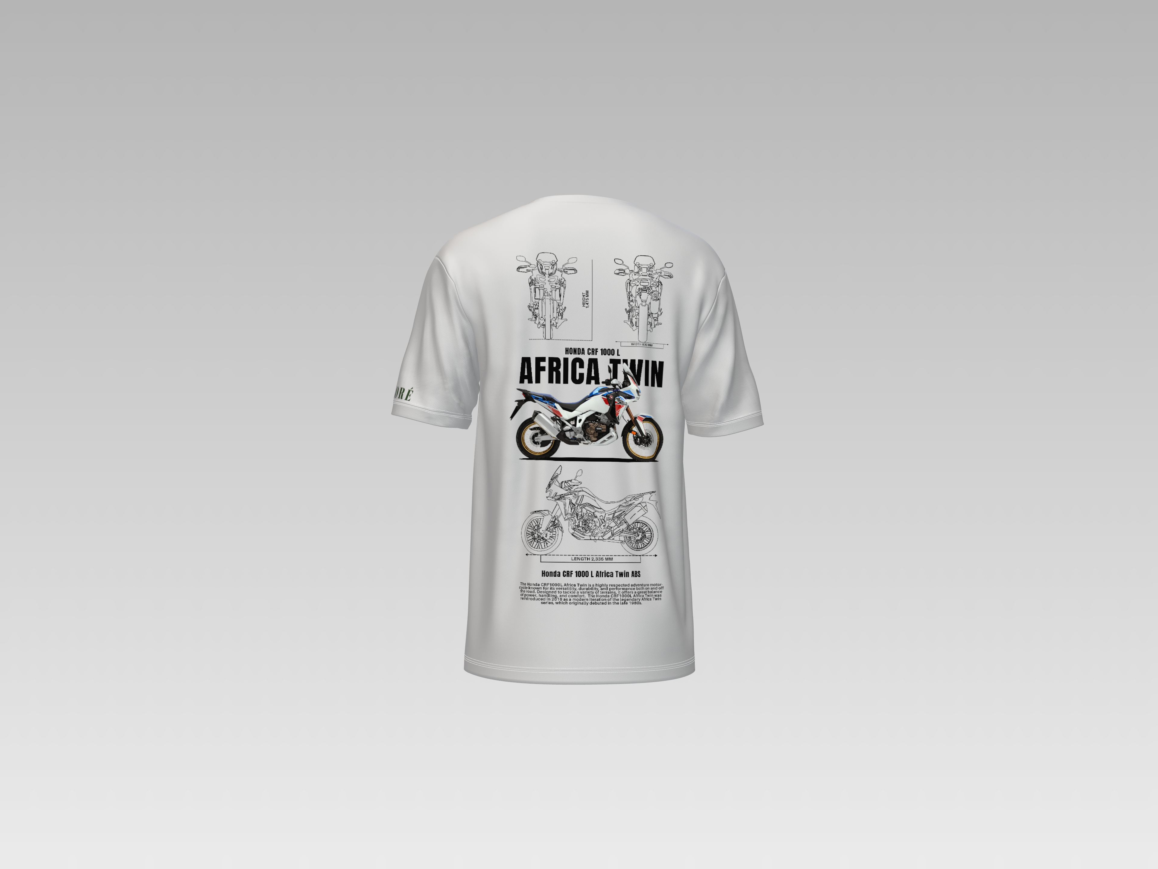 AFRICA TWIN PRINTED T-SHIRT