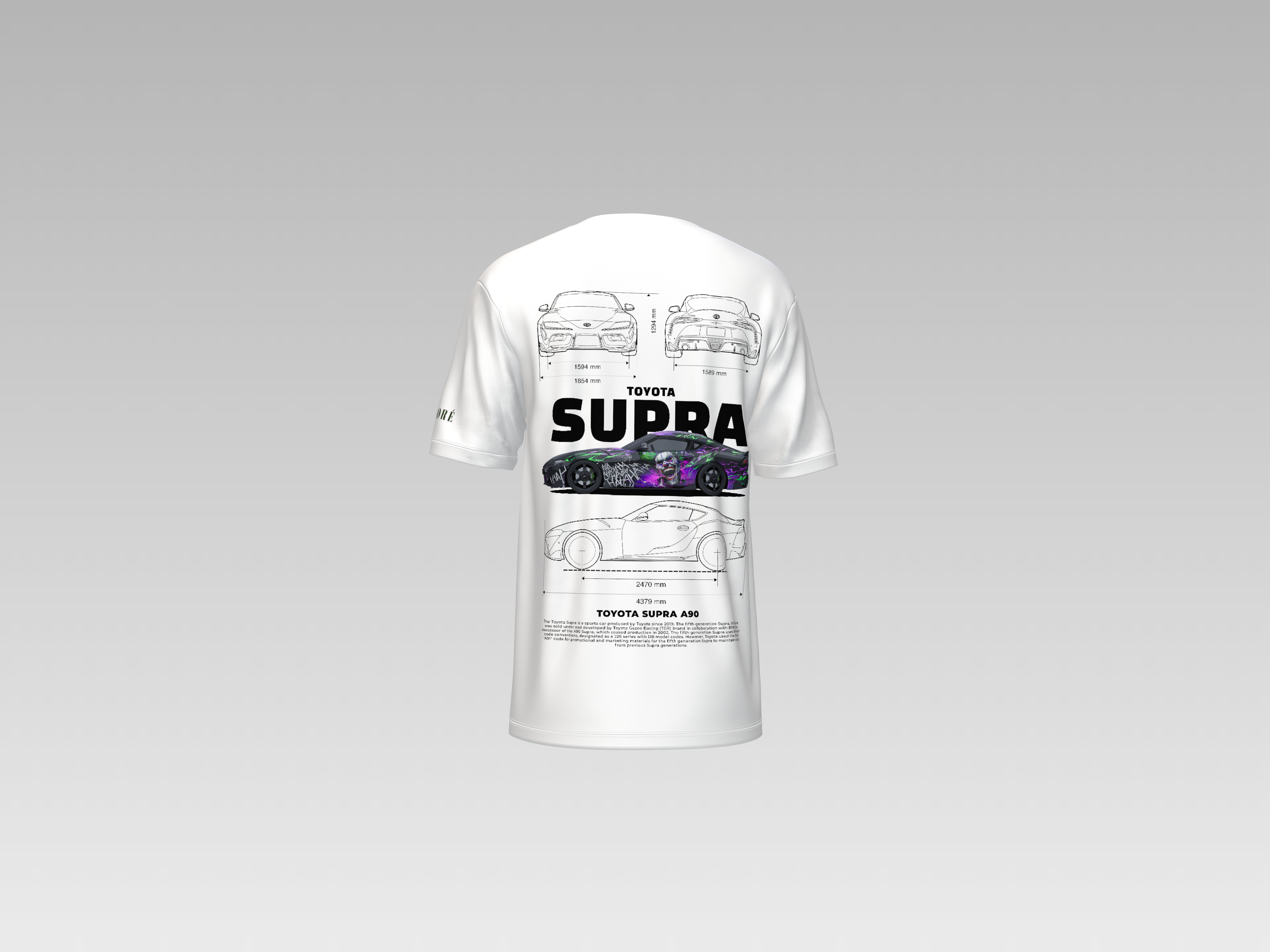 𝑩̶𝑴̶𝑾̶ TOYOTA SUPRA PRINTEDT T-SHIRT