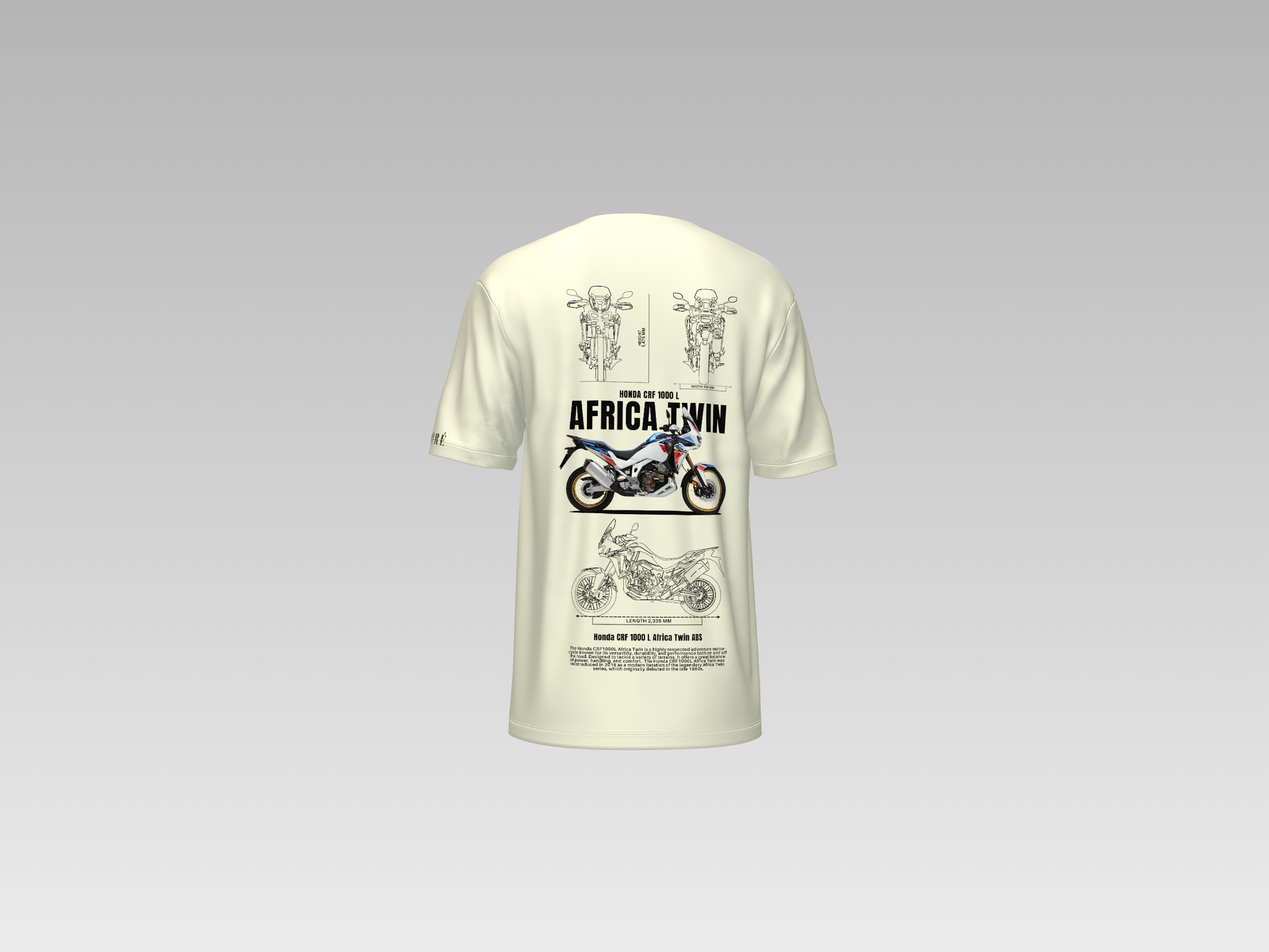 AFRICA TWIN PRINTED T-SHIRT