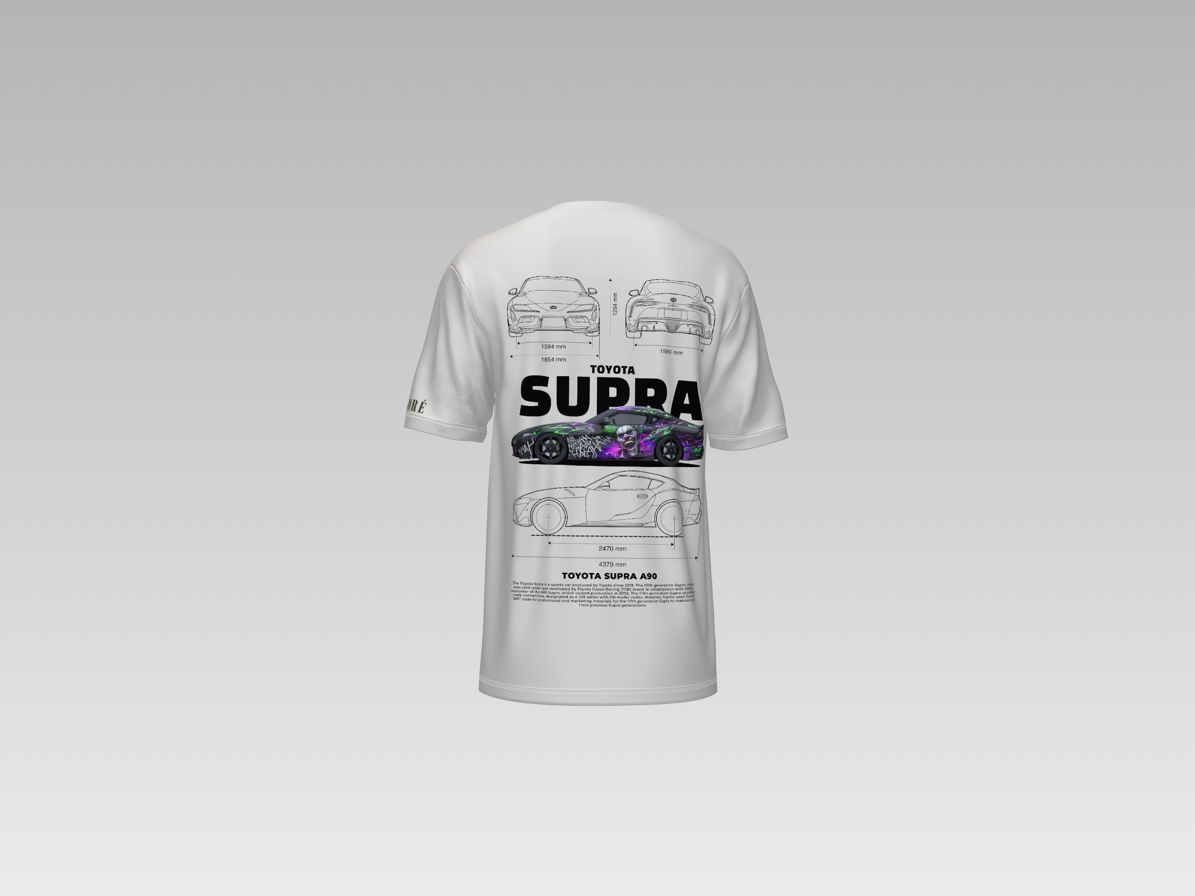 𝑩̶𝑴̶𝑾̶ TOYOTA SUPRA PRINTEDT T-SHIRT