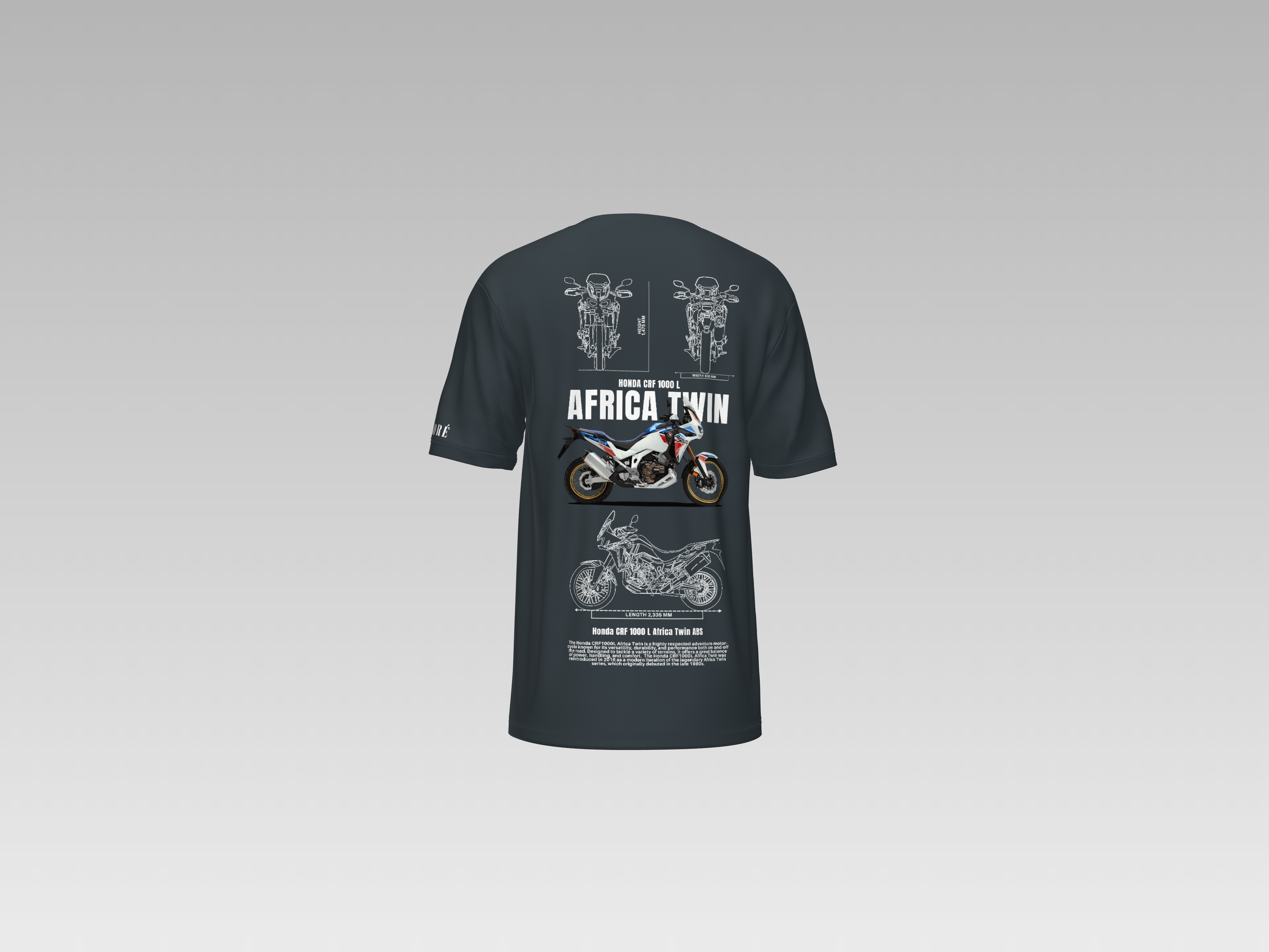 AFRICA TWIN PRINTED T-SHIRT
