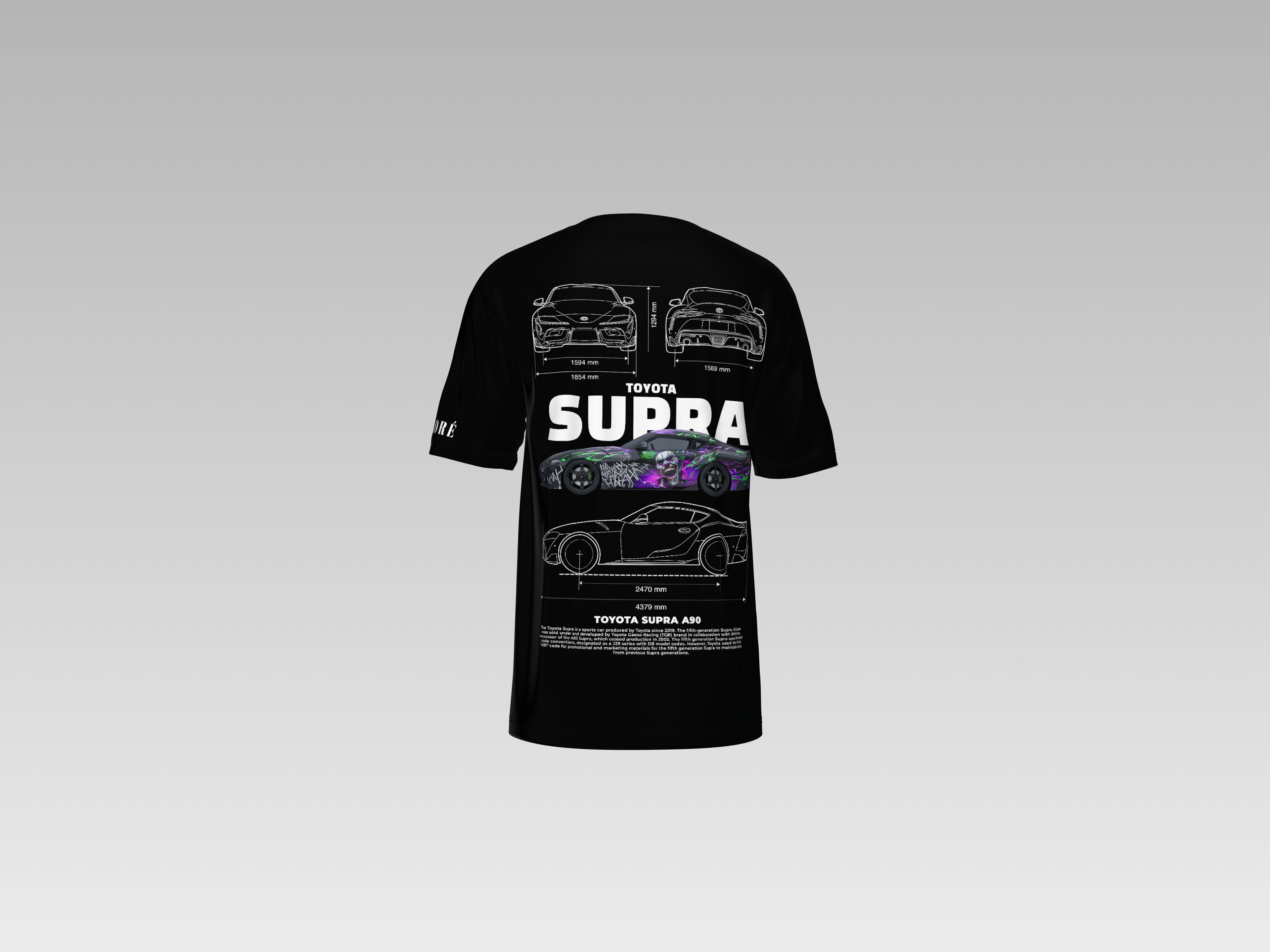 𝑩̶𝑴̶𝑾̶ TOYOTA SUPRA PRINTEDT T-SHIRT