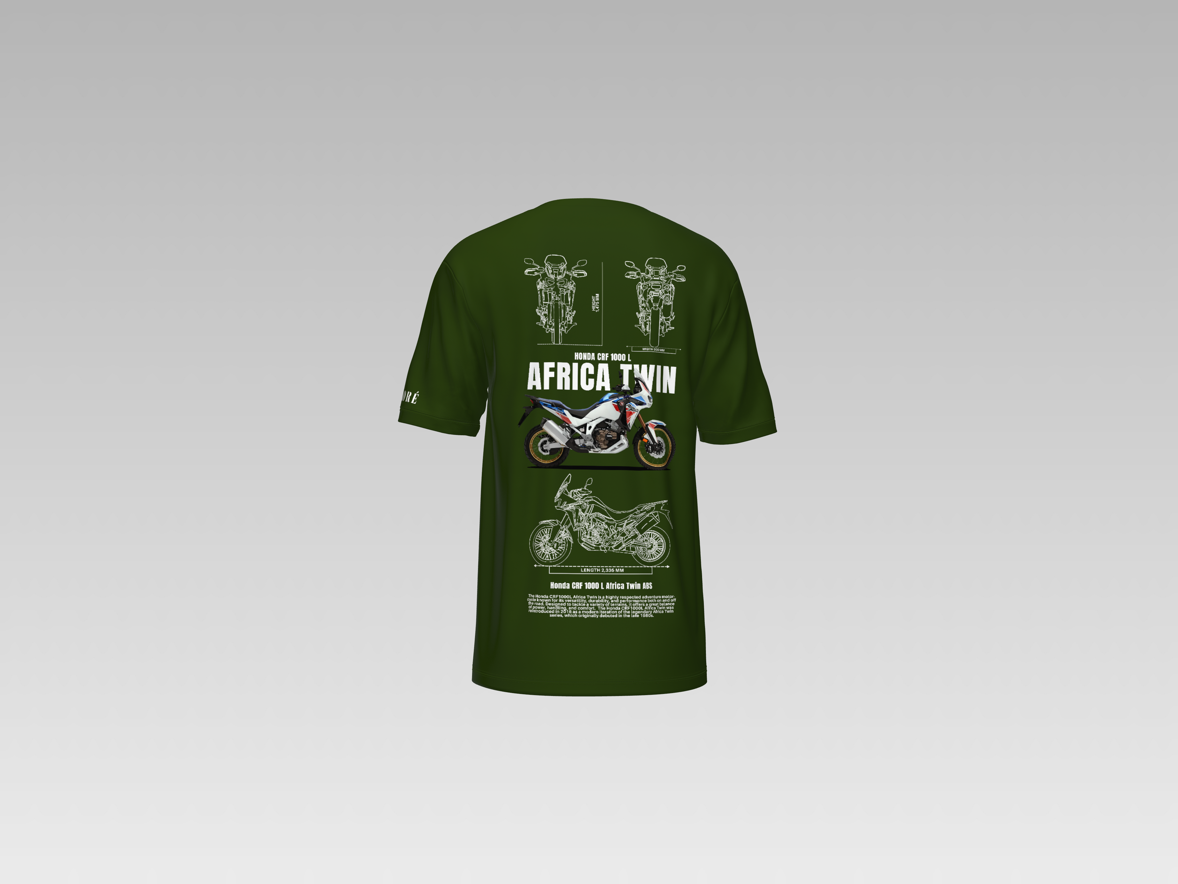 AFRICA TWIN PRINTED T-SHIRT