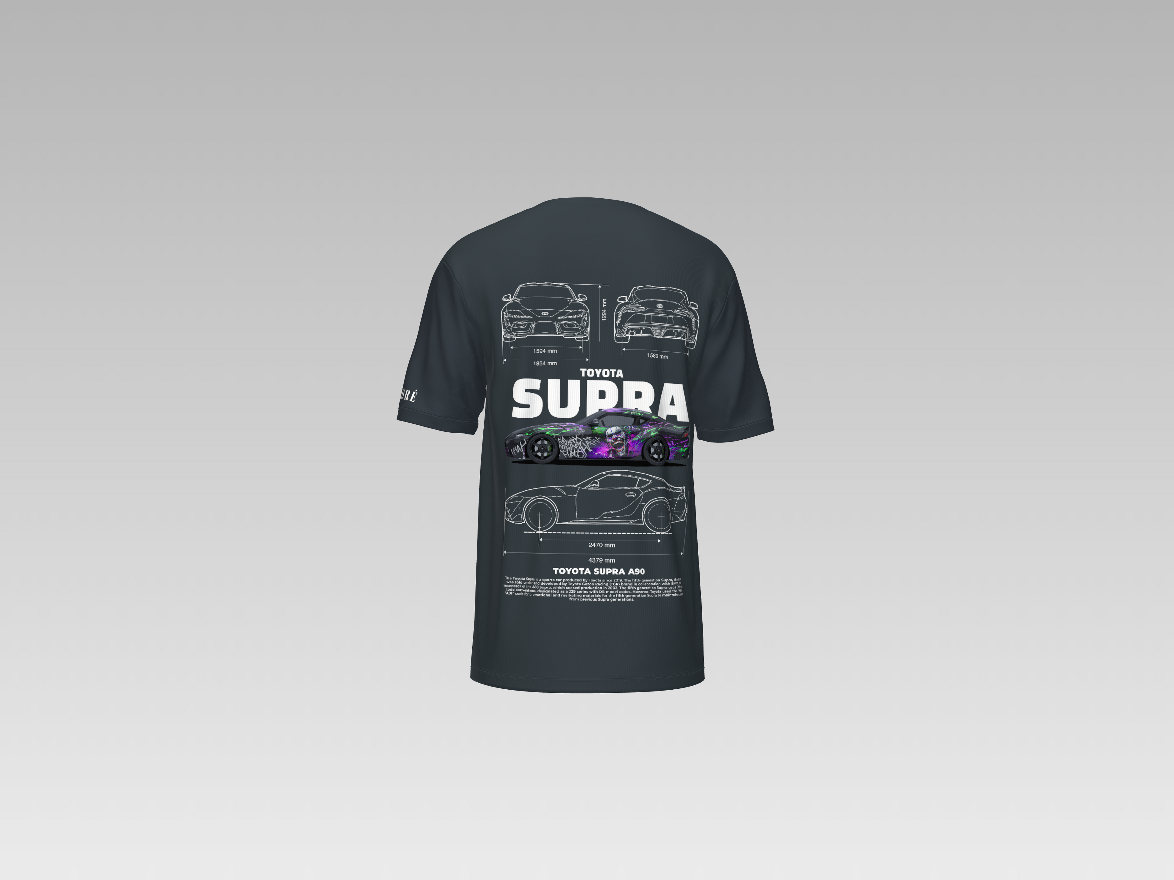 𝑩̶𝑴̶𝑾̶ TOYOTA SUPRA PRINTEDT T-SHIRT