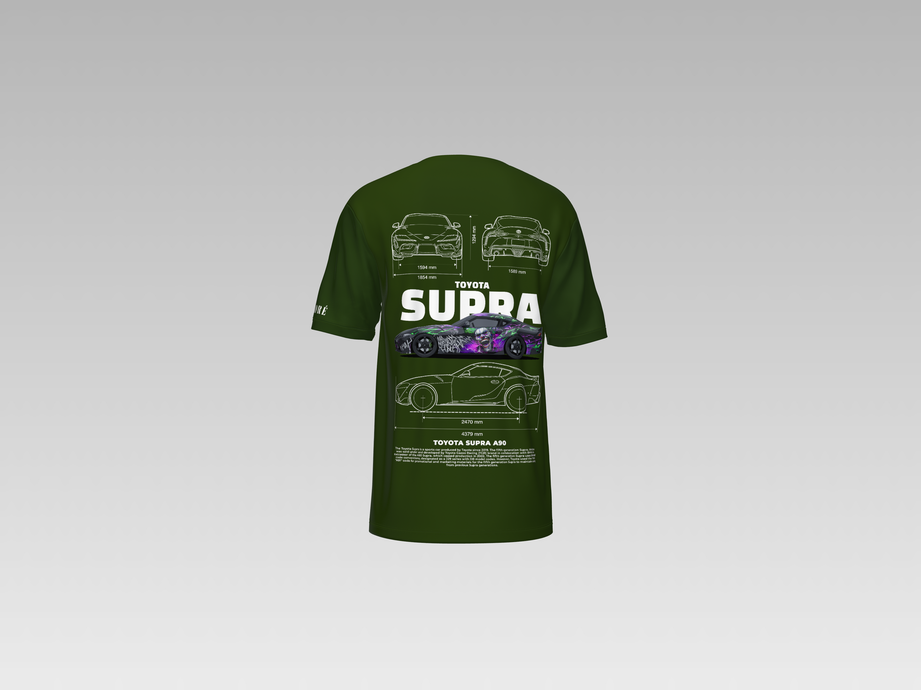 𝑩̶𝑴̶𝑾̶ TOYOTA SUPRA PRINTEDT T-SHIRT