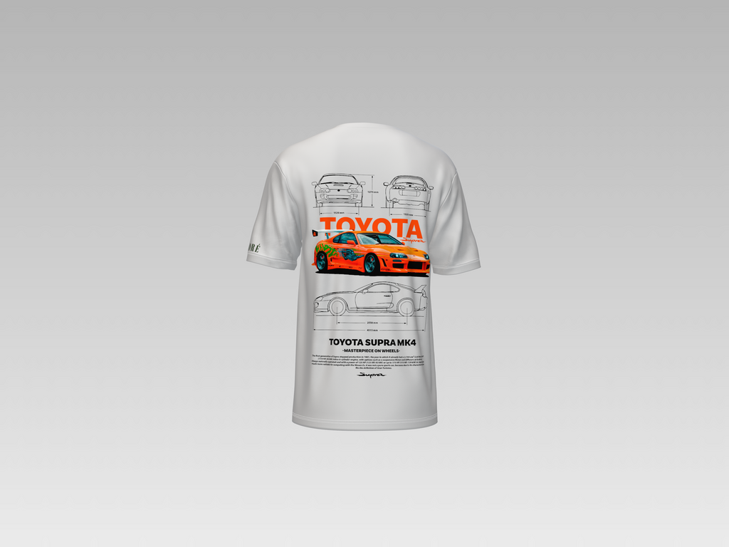 BRIYAN'S  MK4 TOYOTA SUPRA PRINTED T-SHIRT